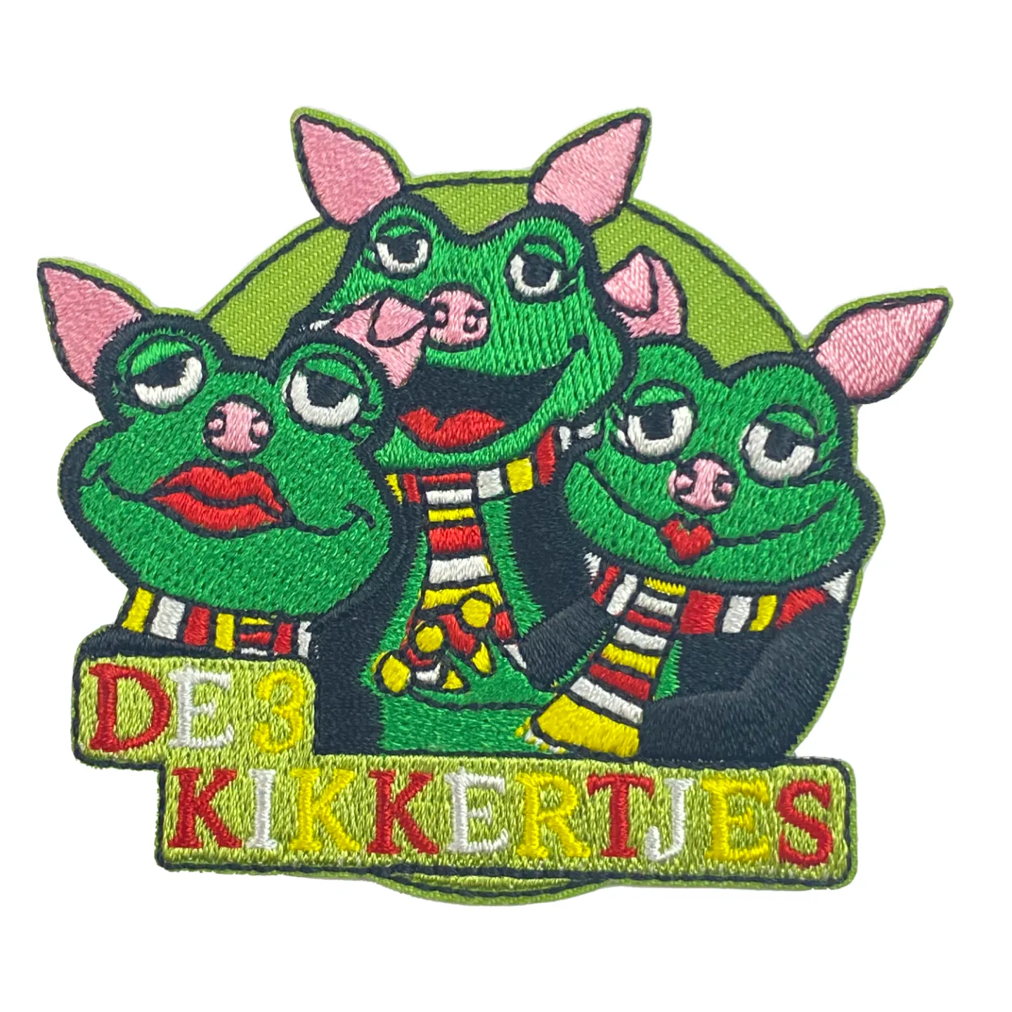 Oeteldonk embleem  De 3 kikkertjes.