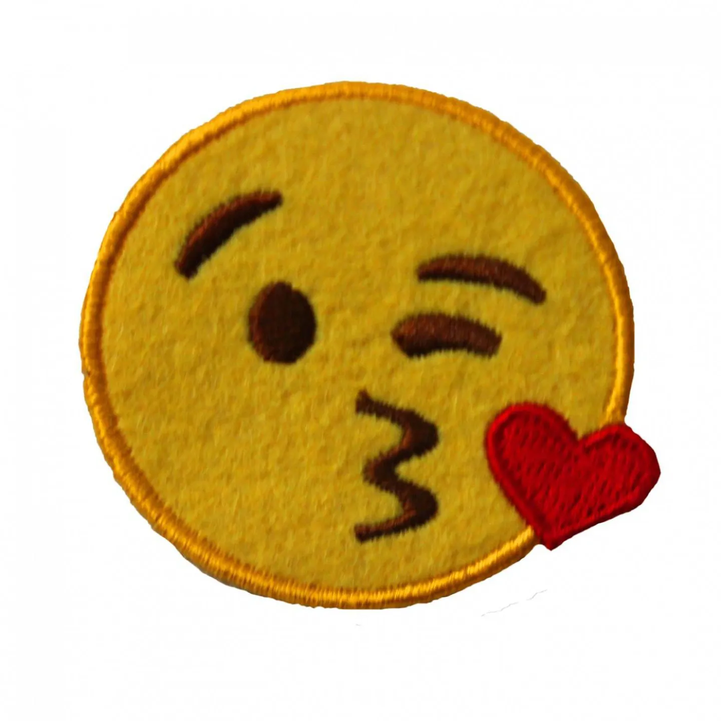 Emoji embleem kusje.
