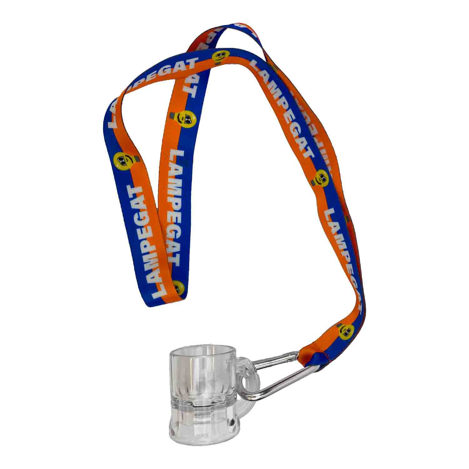keycord met shotglaasje Lampegat