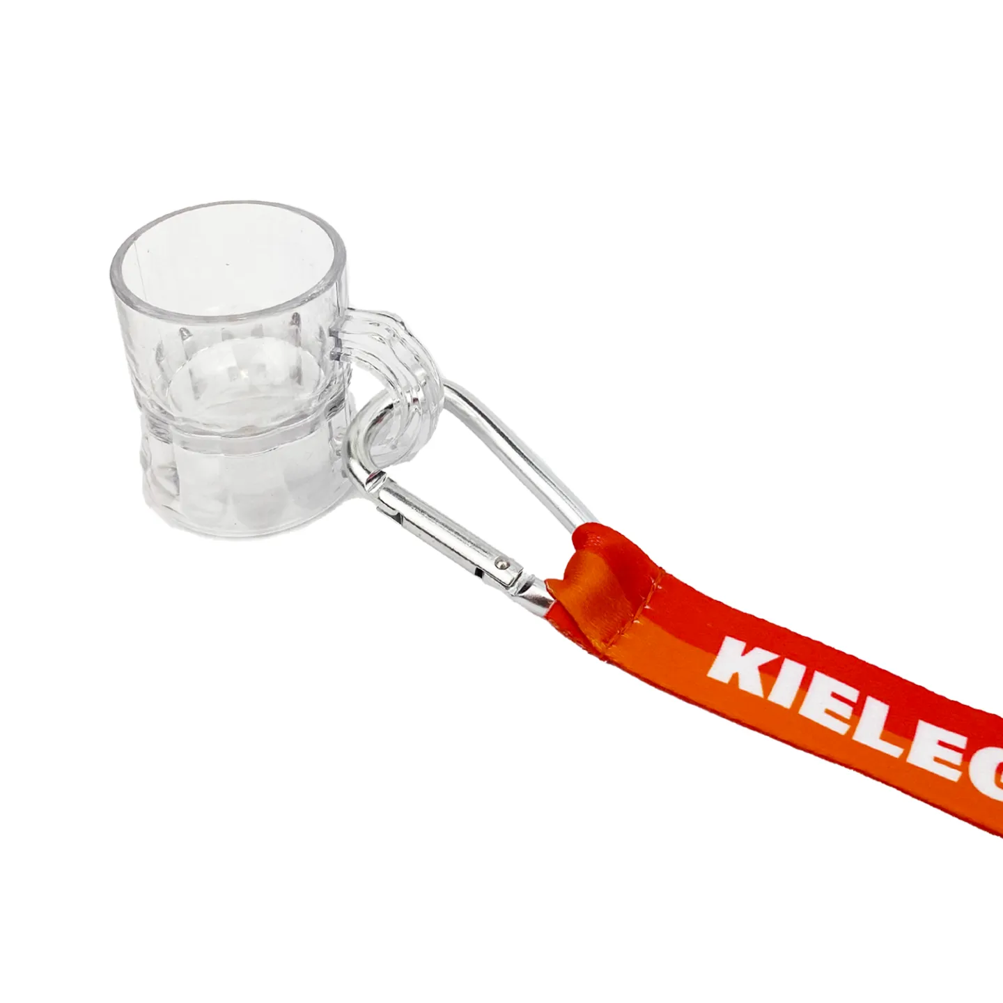Kielegat keycord met shotglaasje.