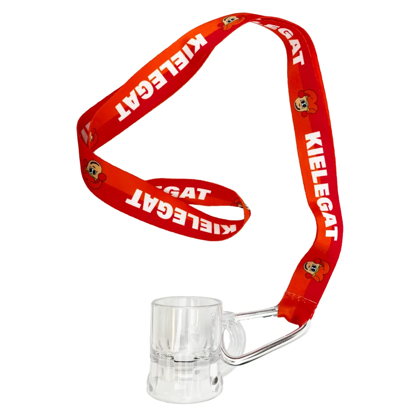 Kielegat keycord met shotglaasje kopen.