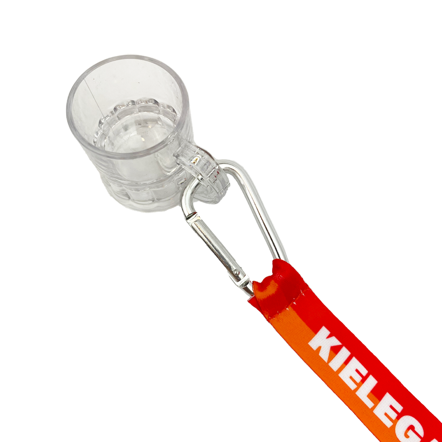 Kielegat keycord met shotglaasje bestellen
