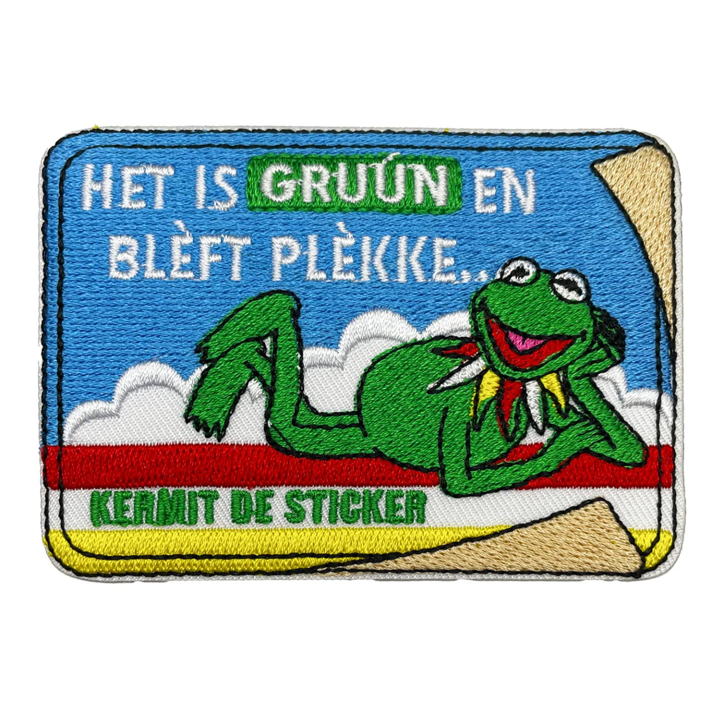 Oeteldonk embleem - Kermit de sticker.