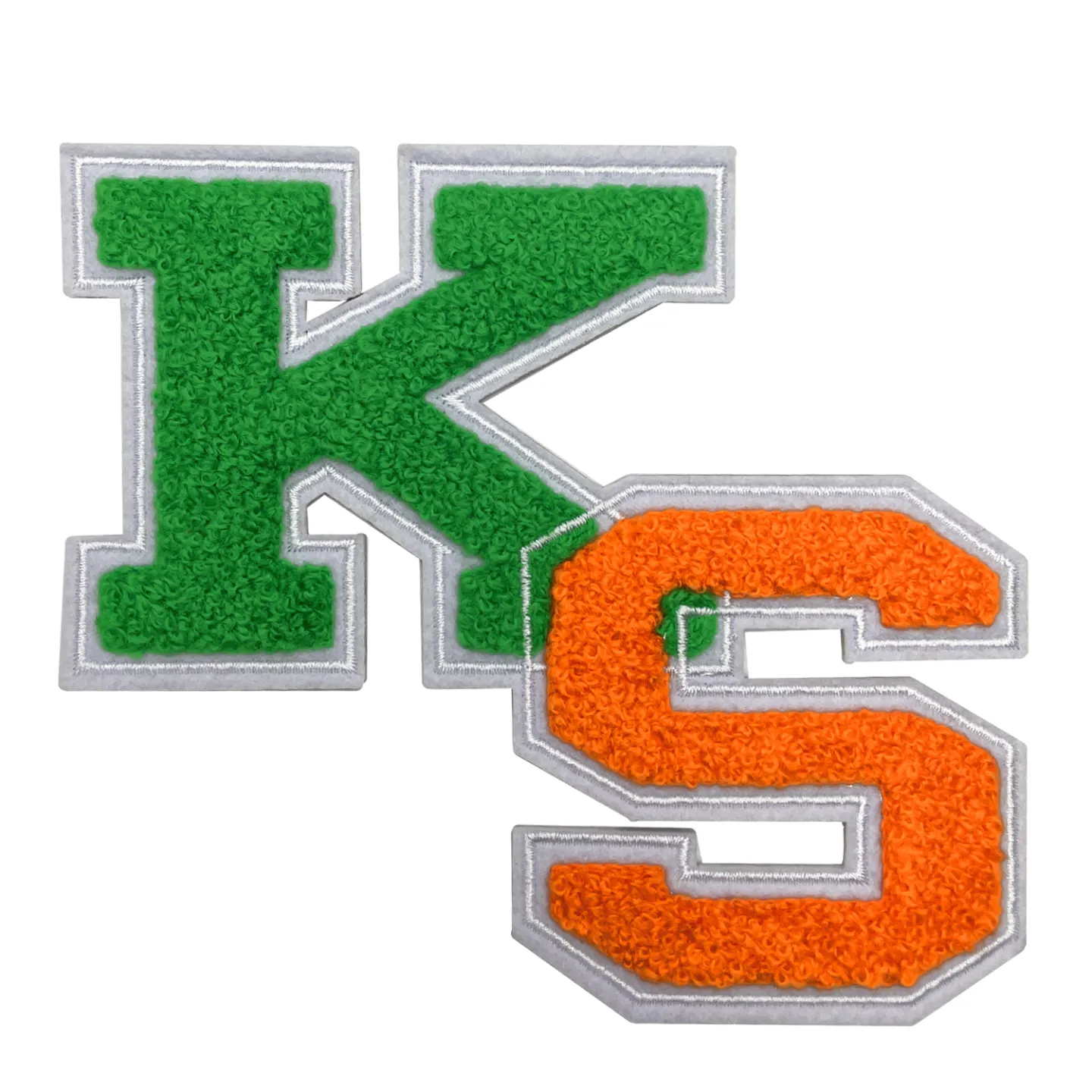 Kruikenstad embleem - Chenille letters.