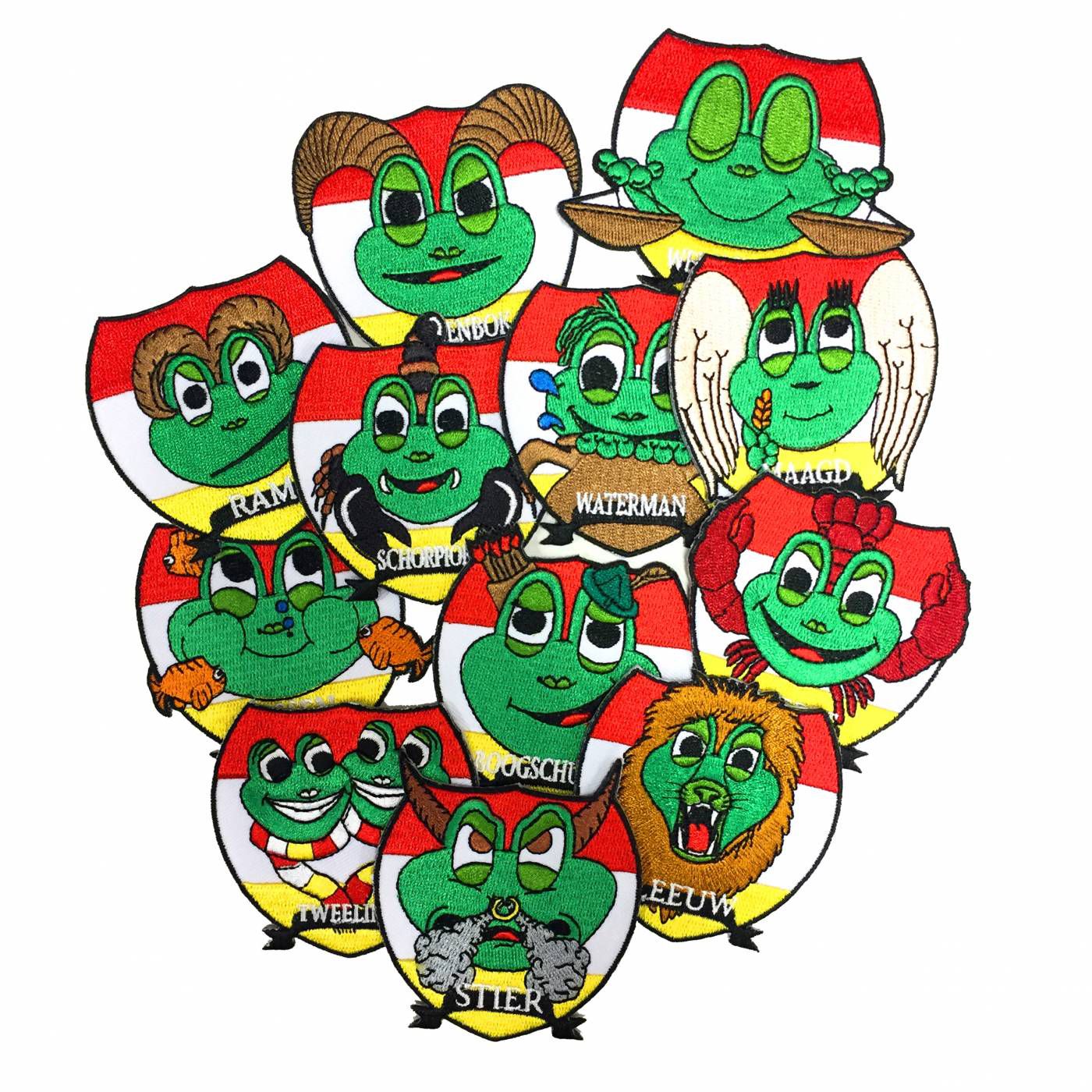Sterrenbeeld vissen  Oeteldonk emblemen