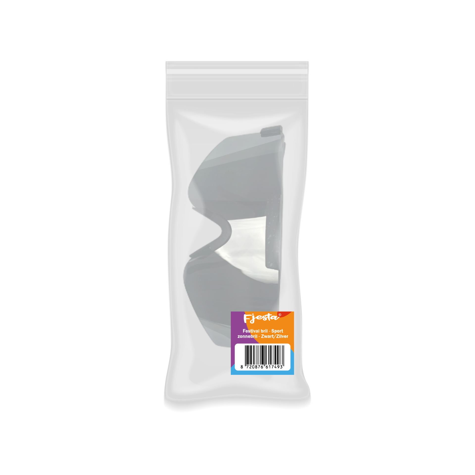 Rave bril sport zonnebril zwart/zilver kopen