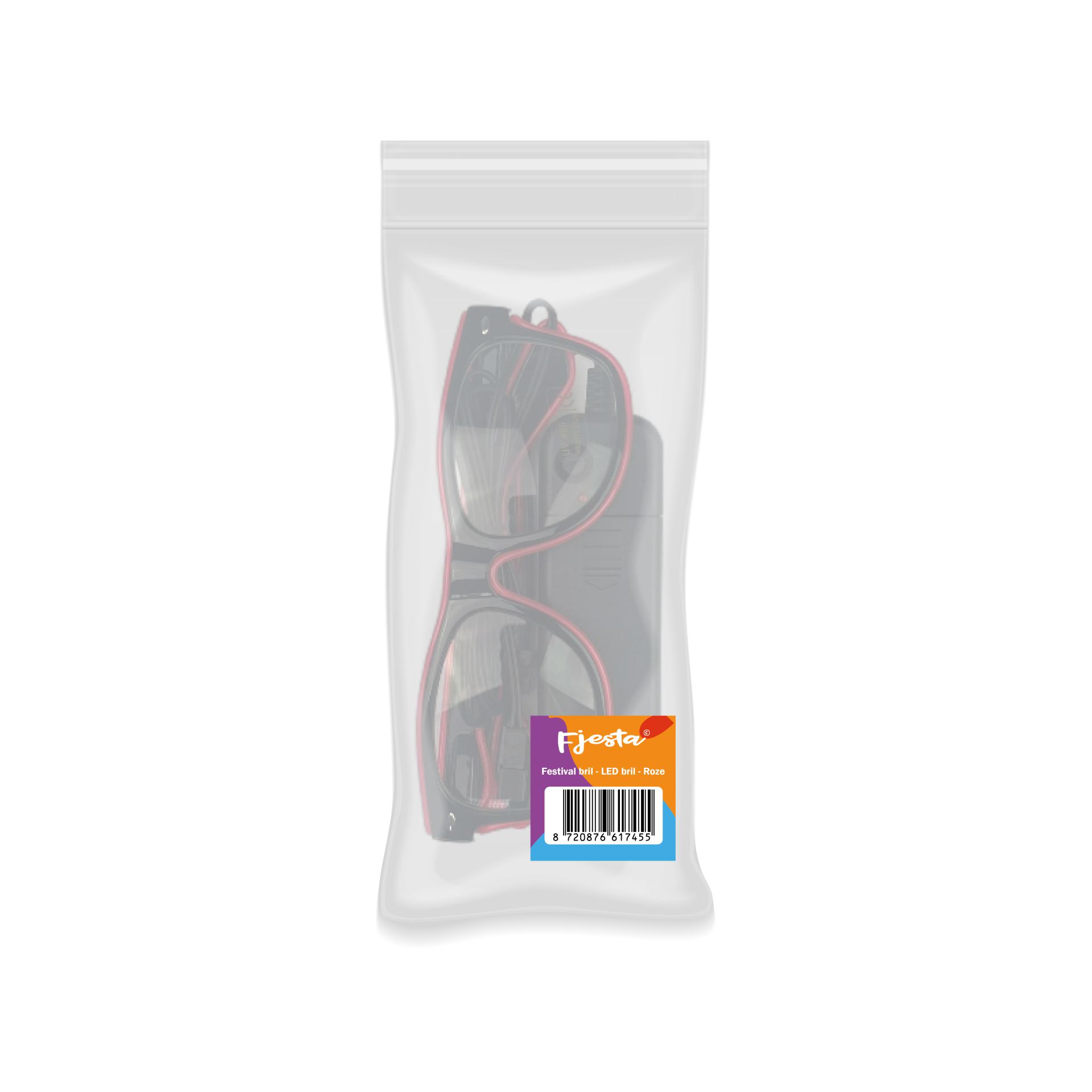 Festival bril LED roze goedkoop