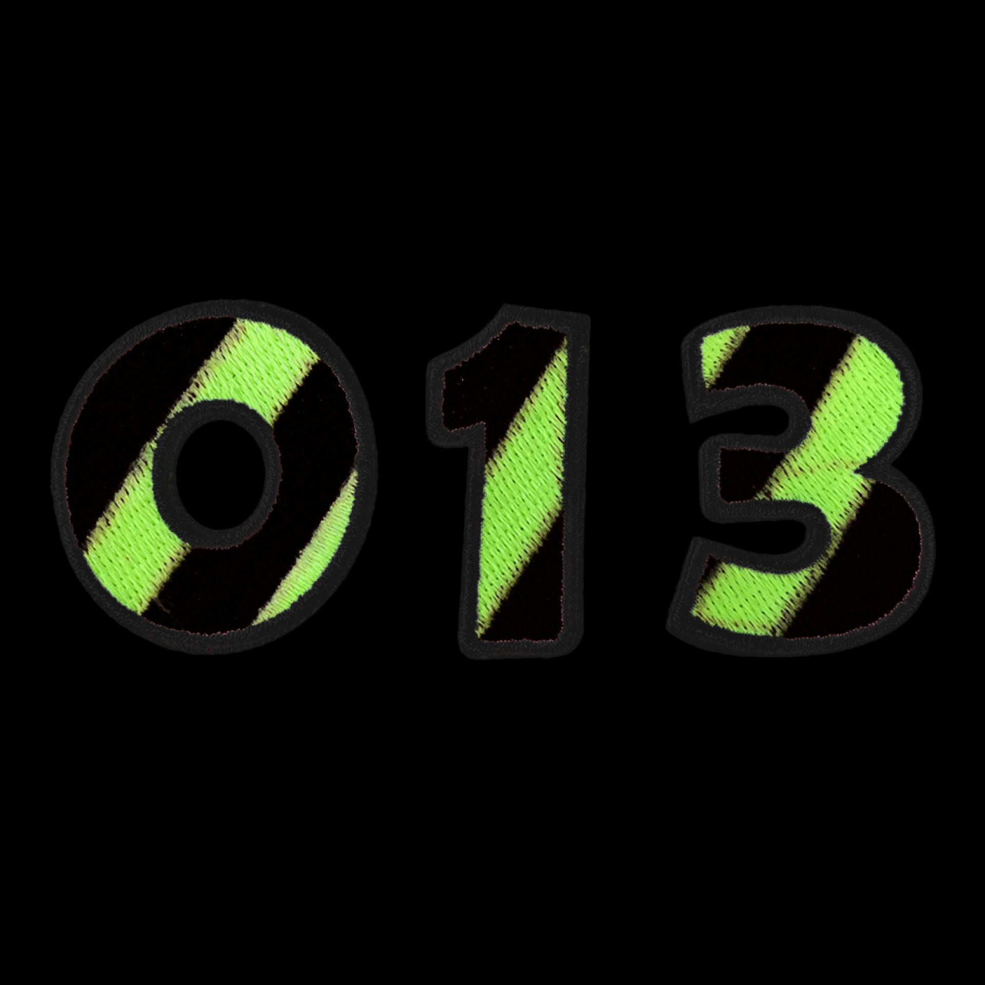Glow in the dark embleem 013