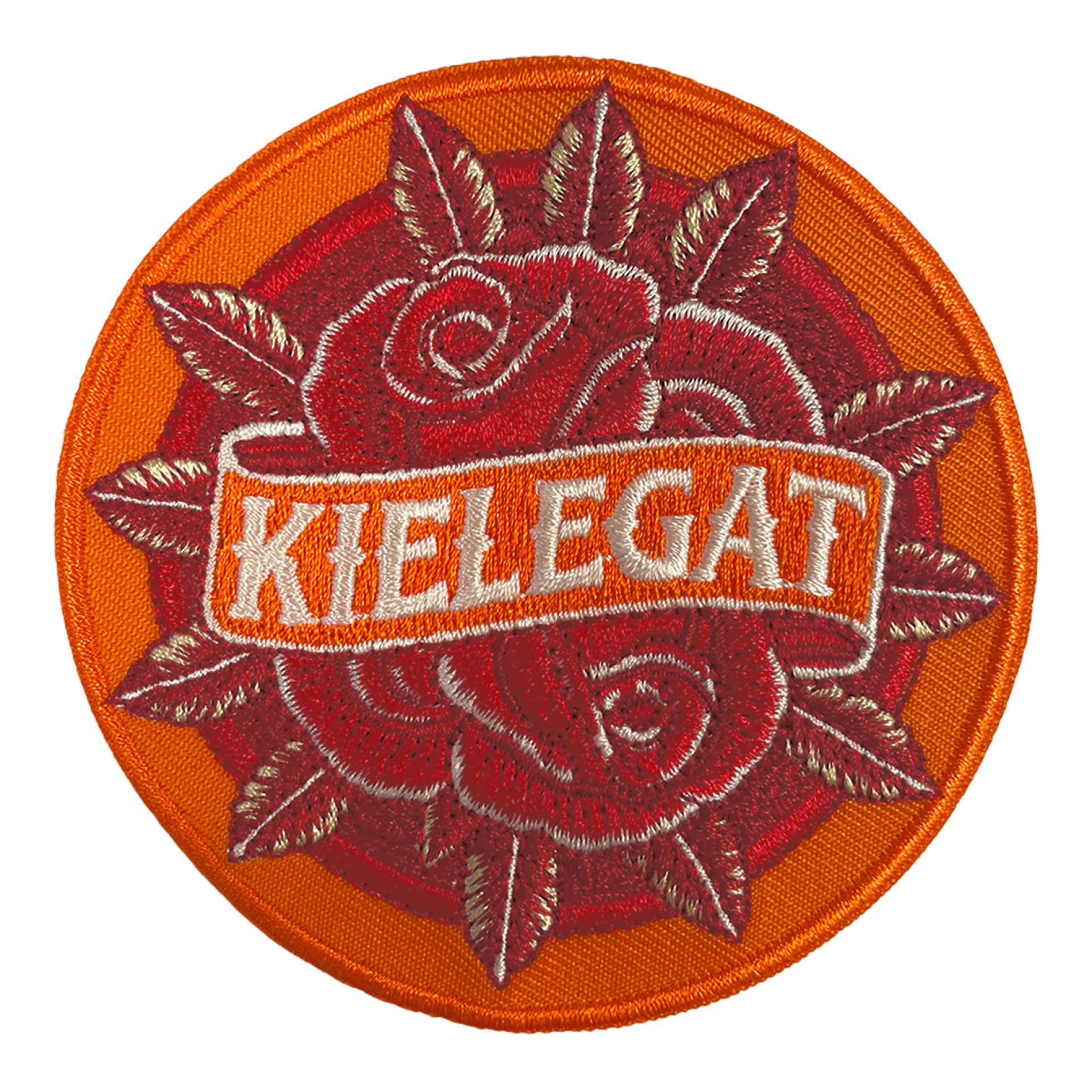 Kielegat embleem roos