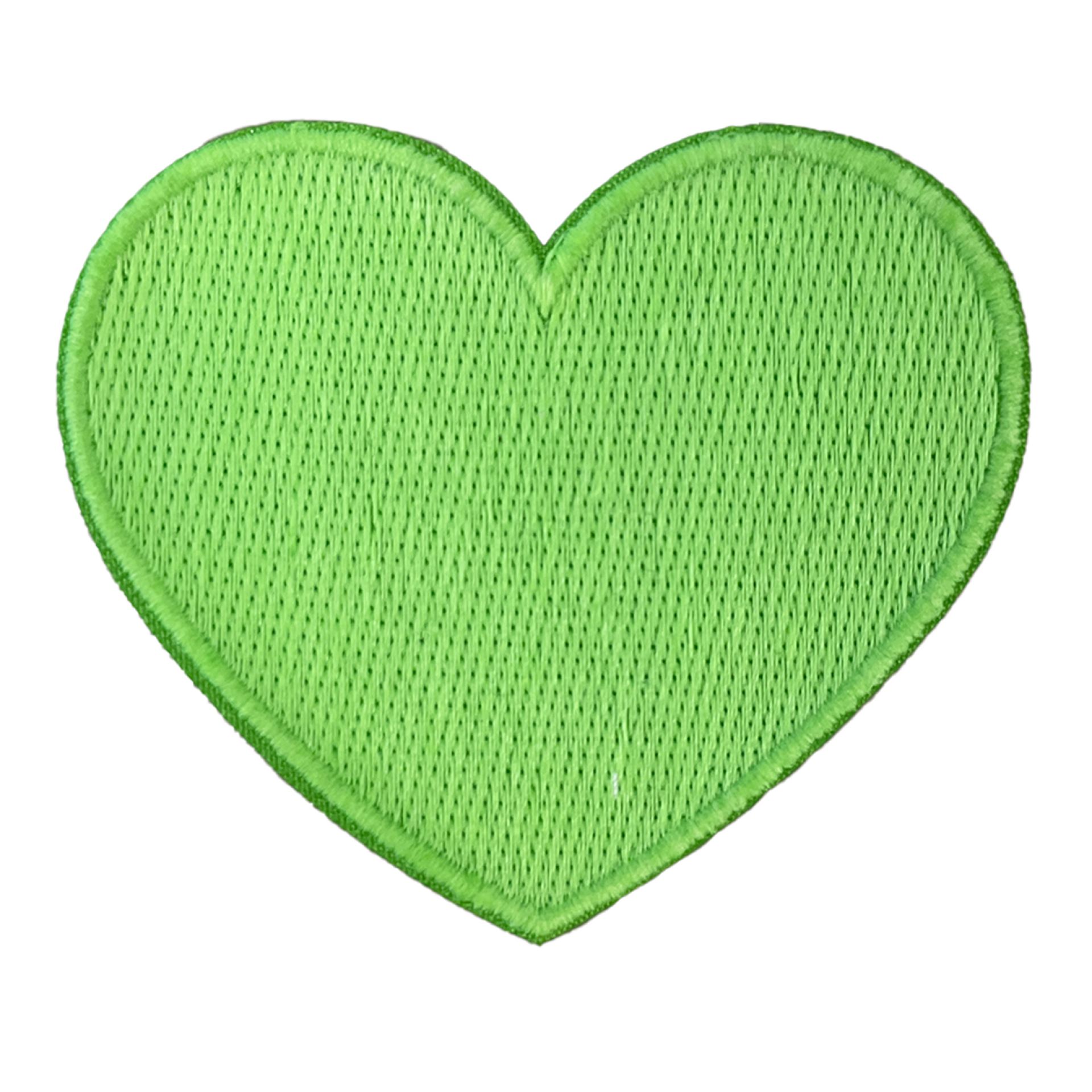 Glow in the dark embleem Kruikenstad groen hart
