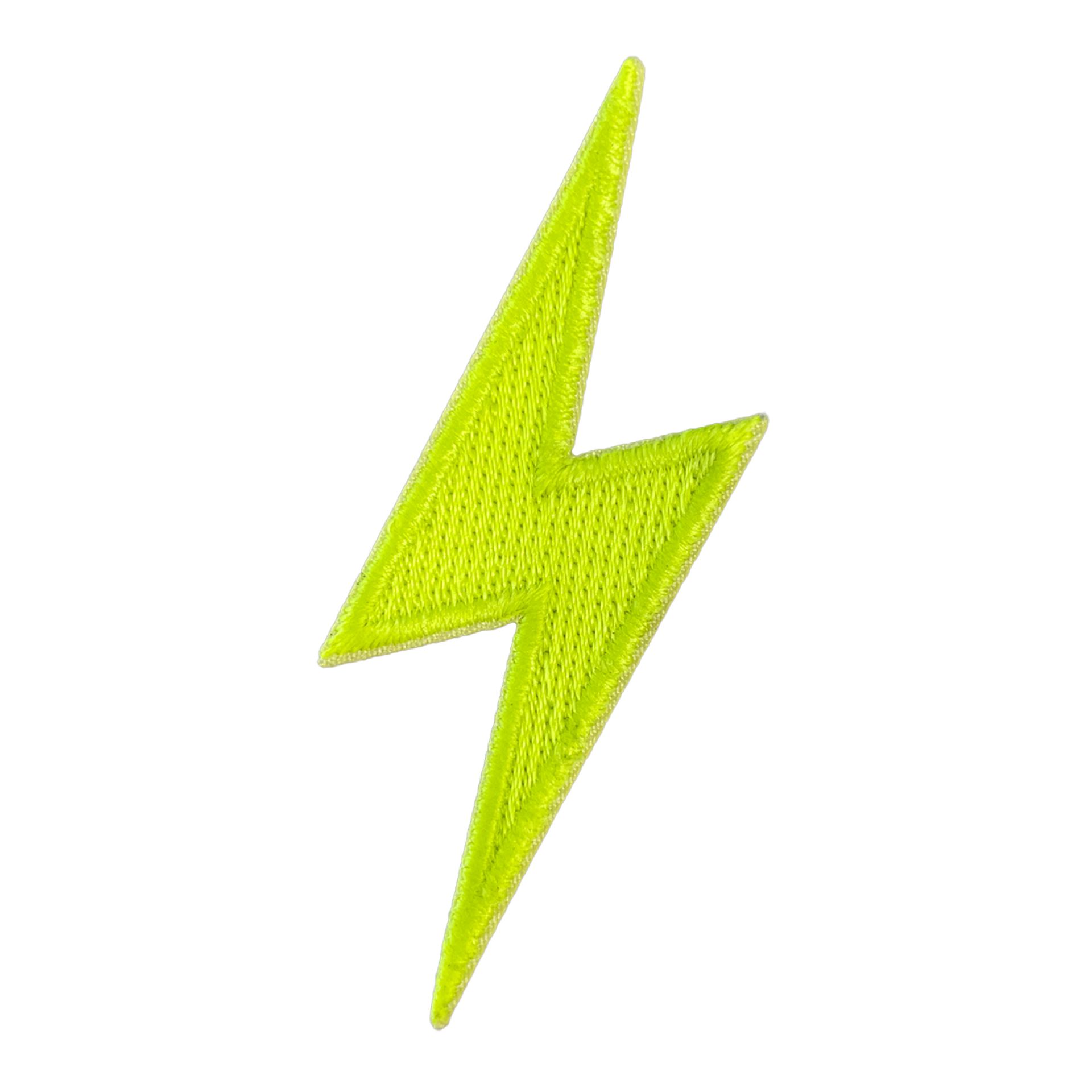 Glow in the dark embleem bliksem