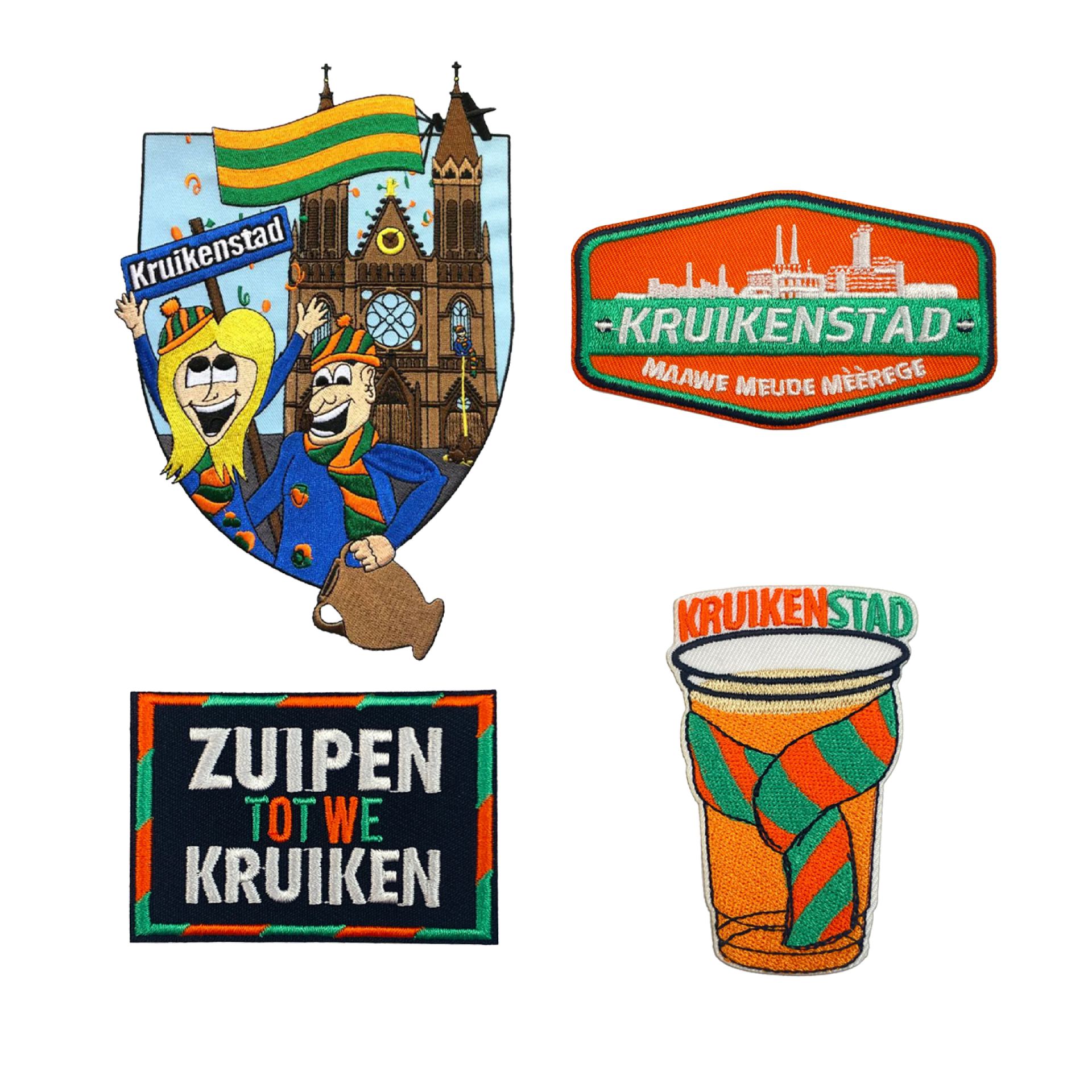 Kruikenstad jasje met emblemen Heren Luxe