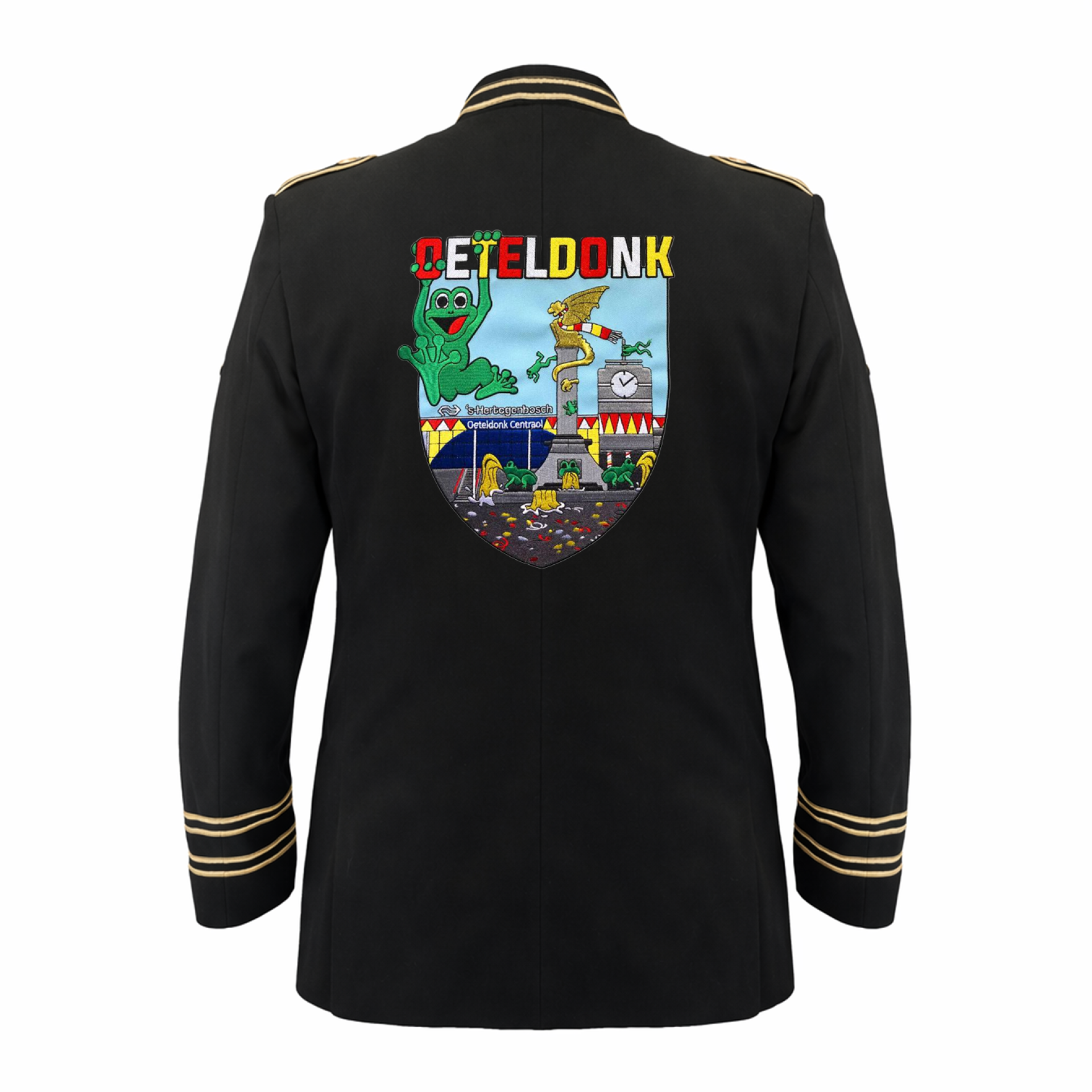 Oeteldonk jasje met emblemen Uniform jas kopen