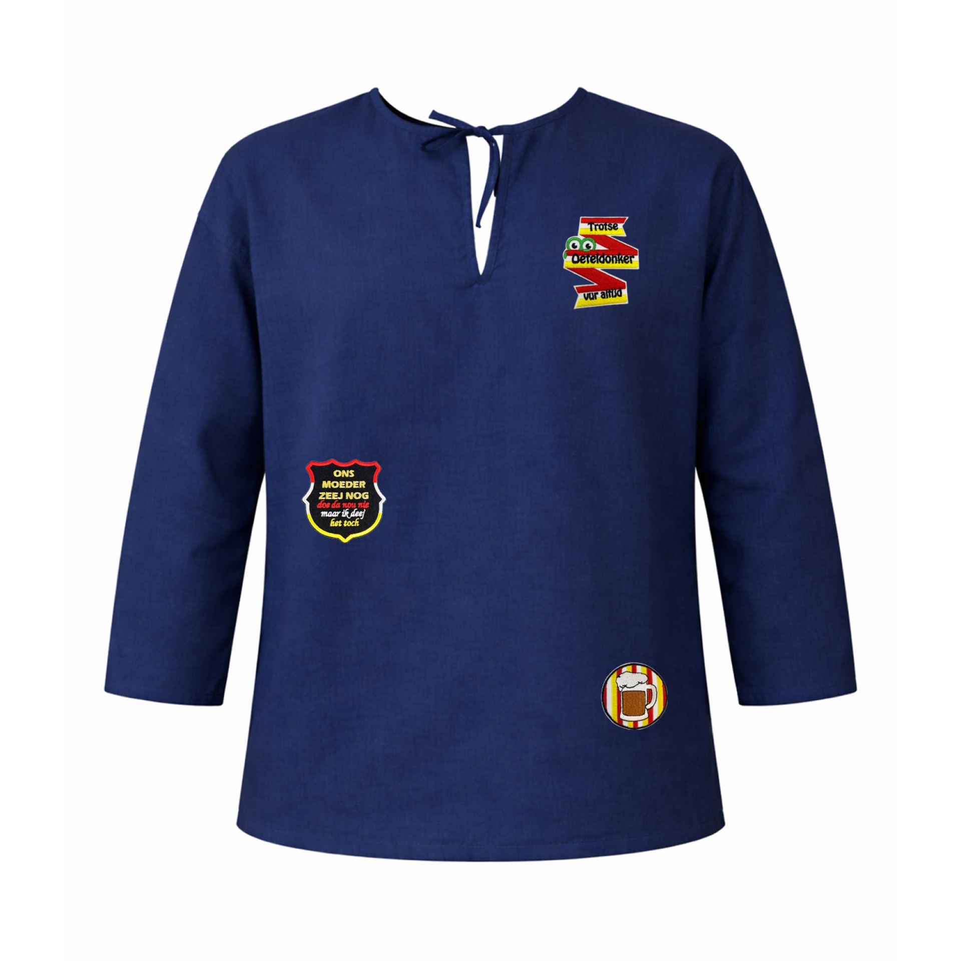 Oeteldonk boerenkiel met emblemen