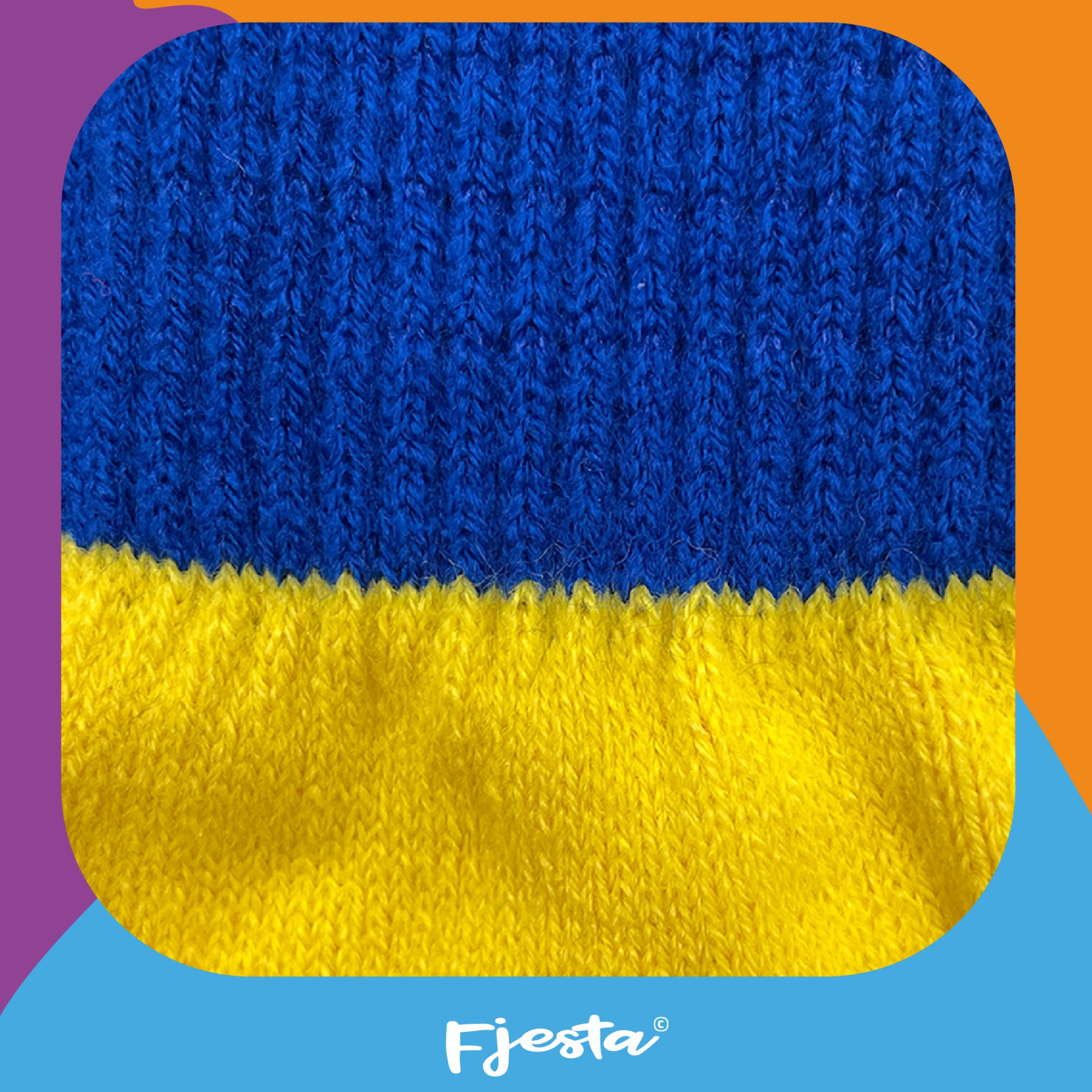 Blauw - Geel - Handschoenen bestellen