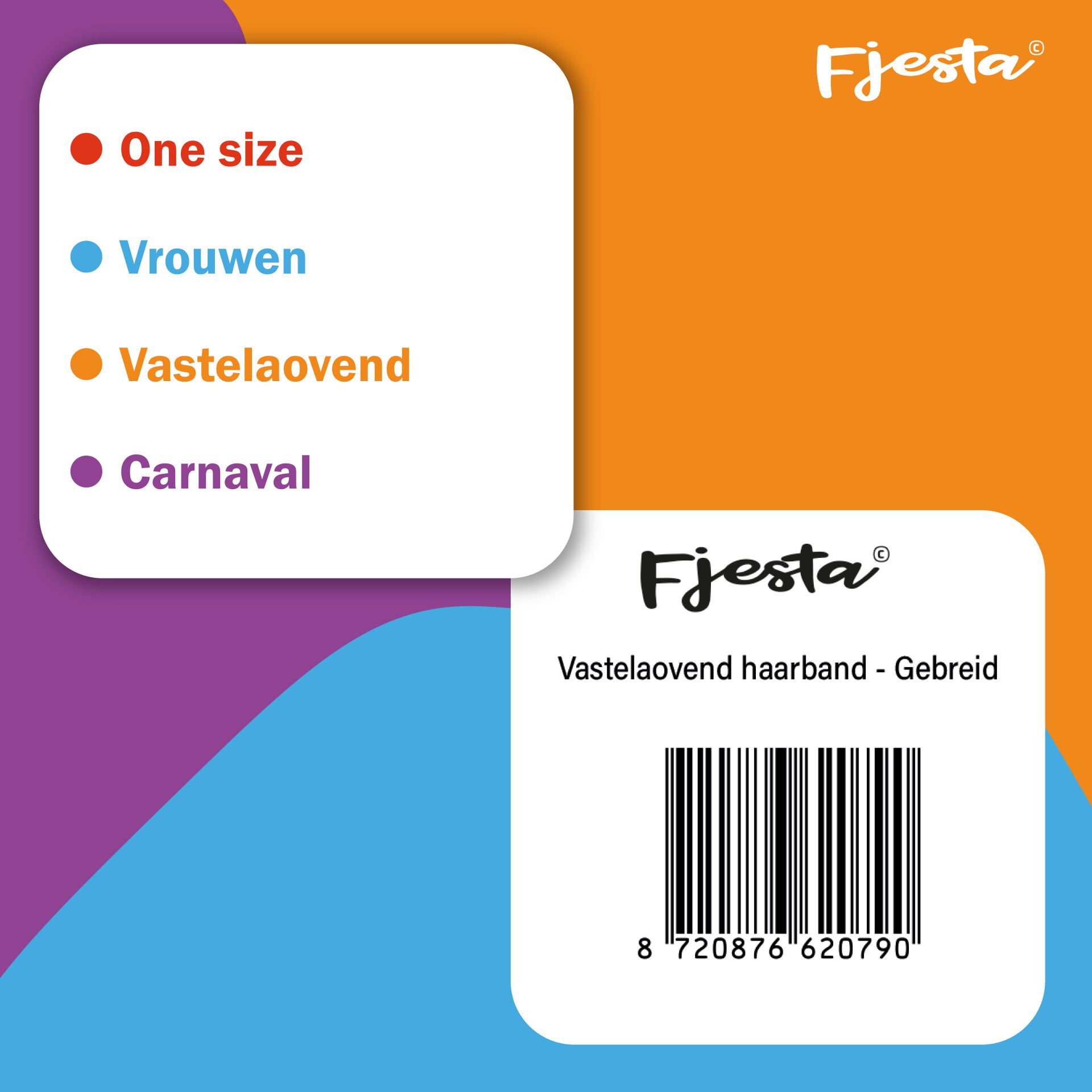 Vastelaovend haarband - Gebreid online