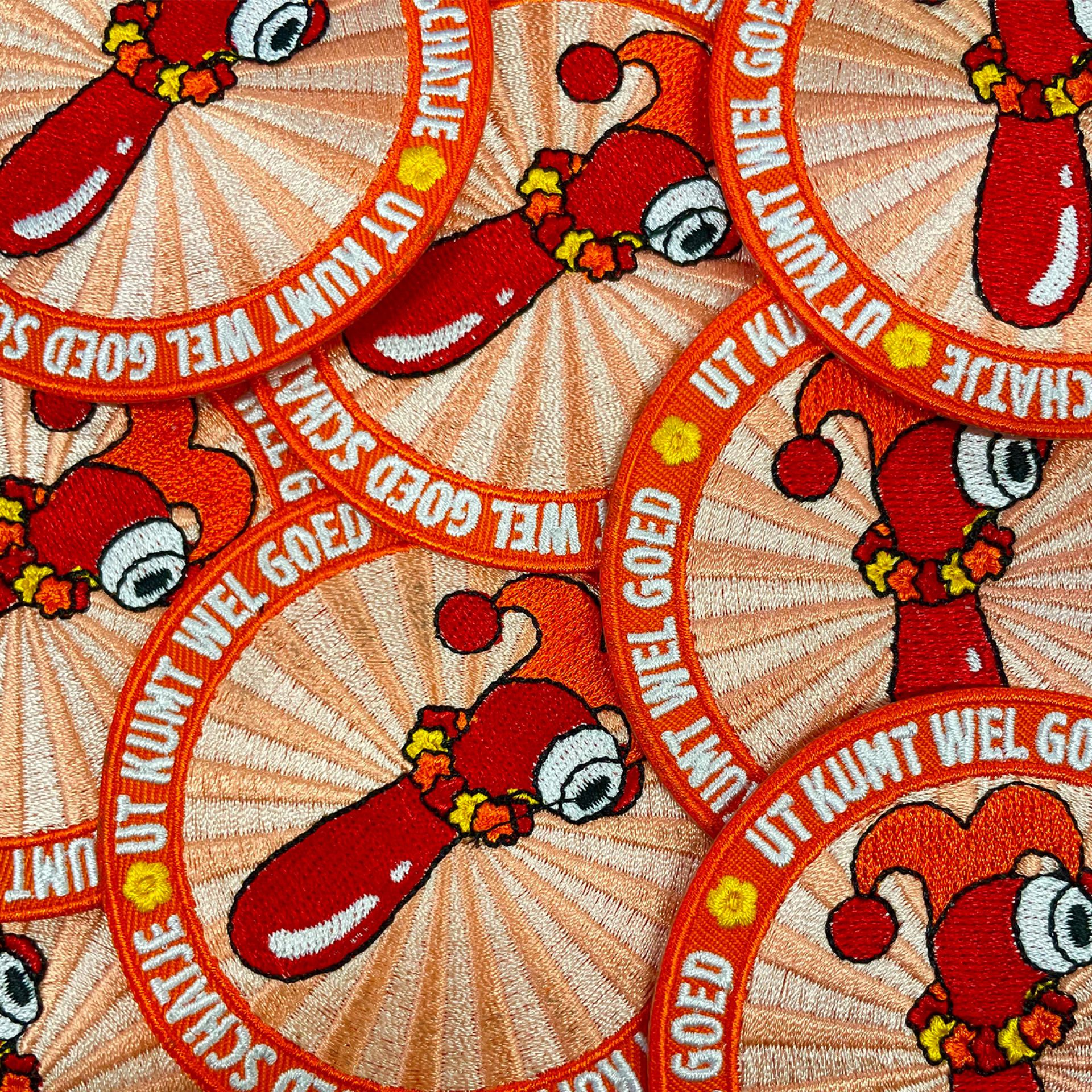 Kielegat satisfyer embleem overzichtsfoto