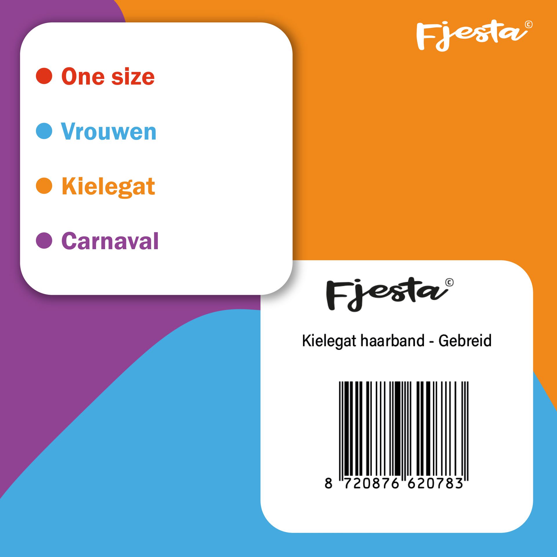 Lampegat haarband - Gebreid online