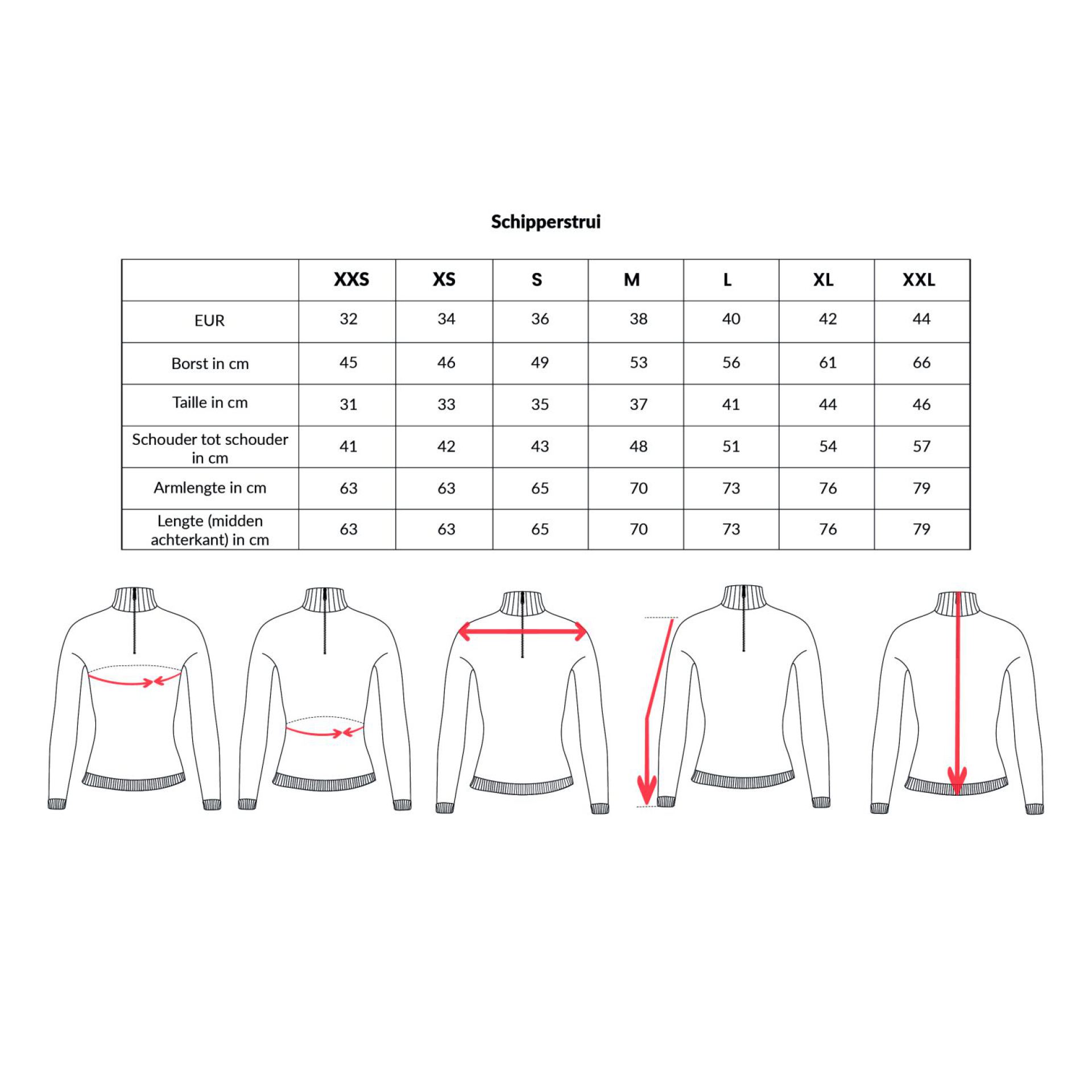 Kielegat schipperstrui unisex online