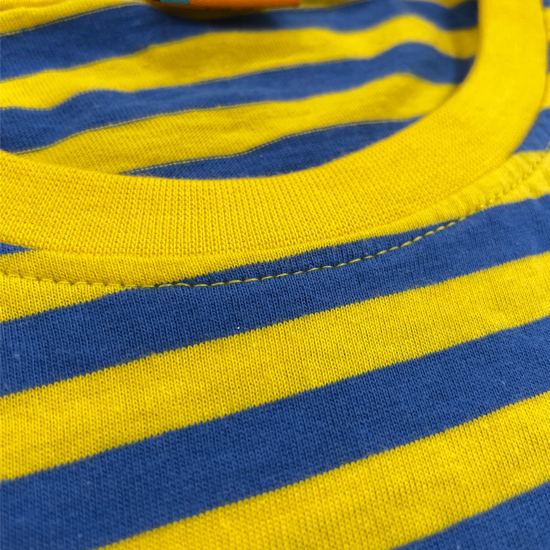 Blauw - Geel shirt unisex goedkoop