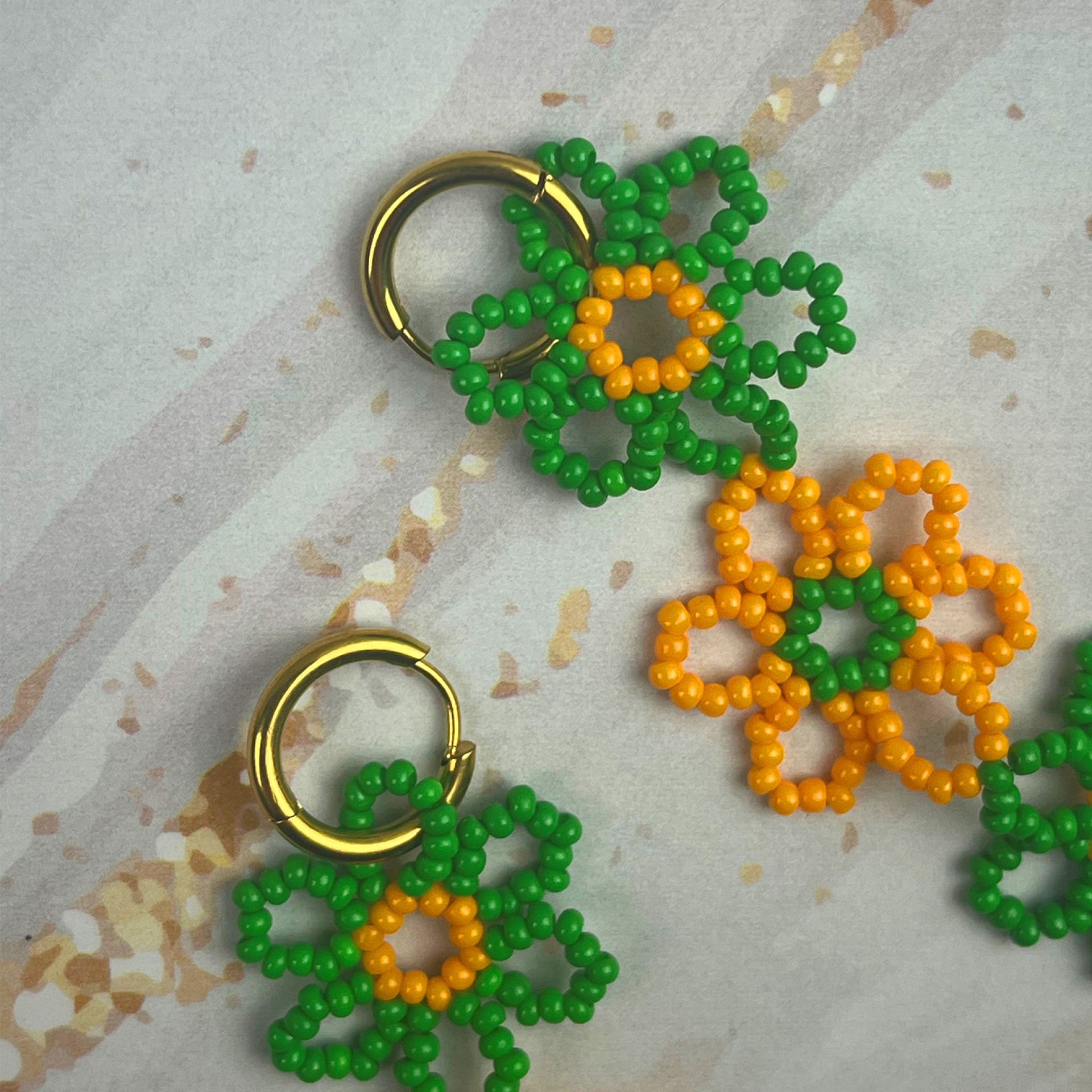 Kruikenstad oorbellen bloemen goedkoop