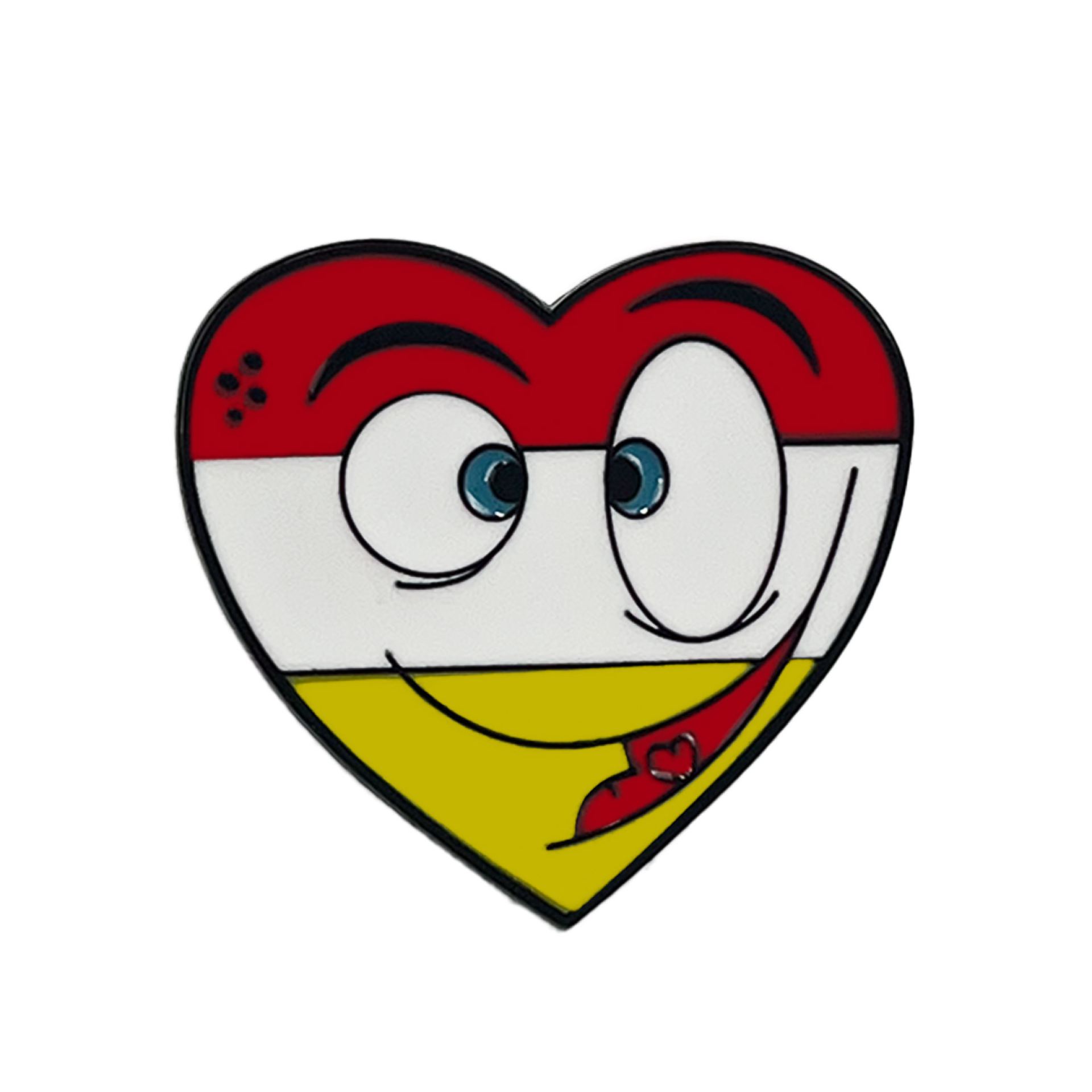 Oeteldonk pin hart met ogen kopen