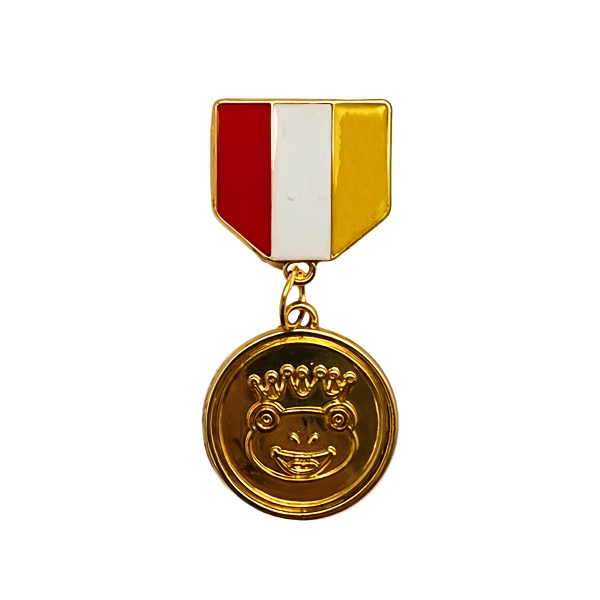 Oeteldonk pin medaille met kikker kopen