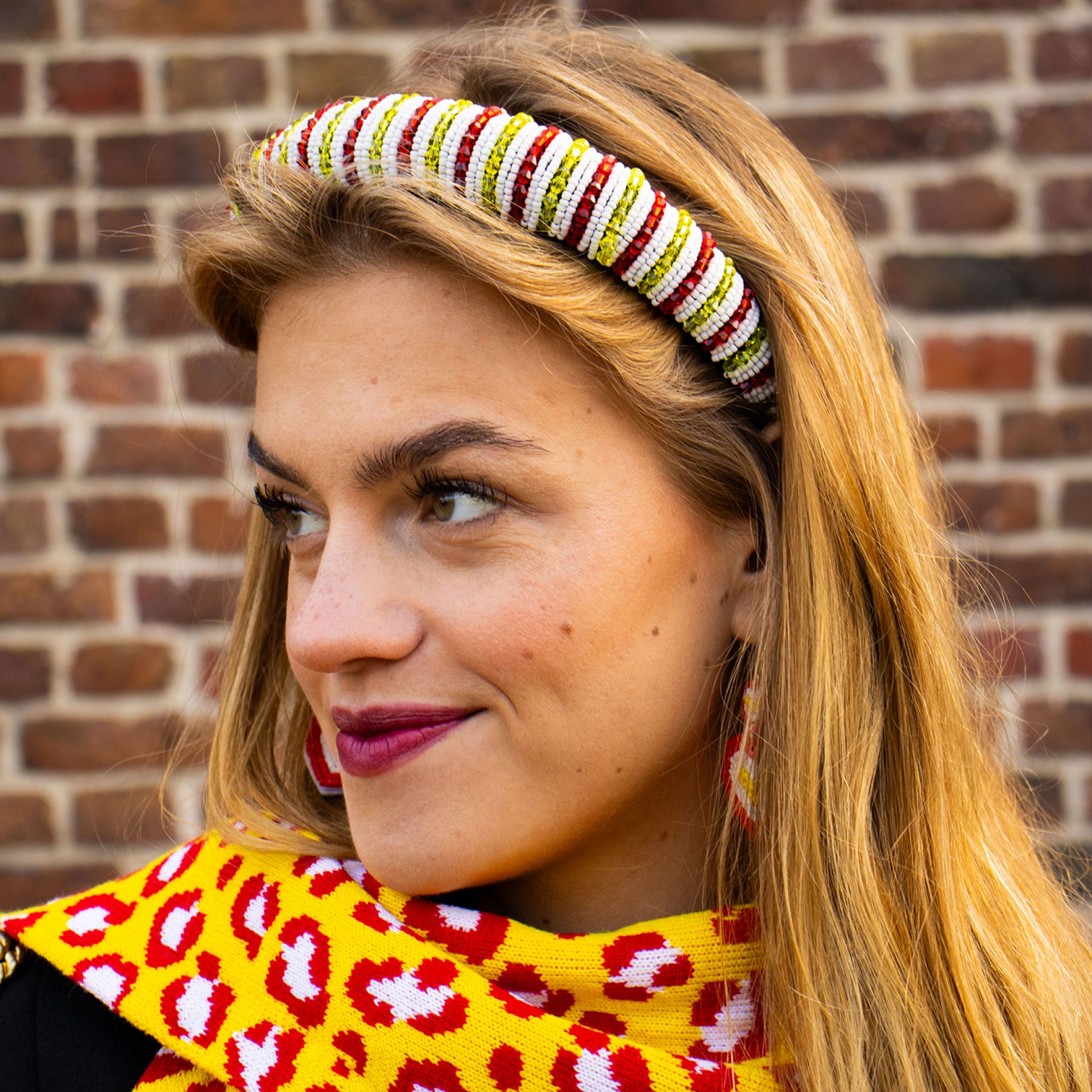 Oeteldonk haarband glitter voorbeeld