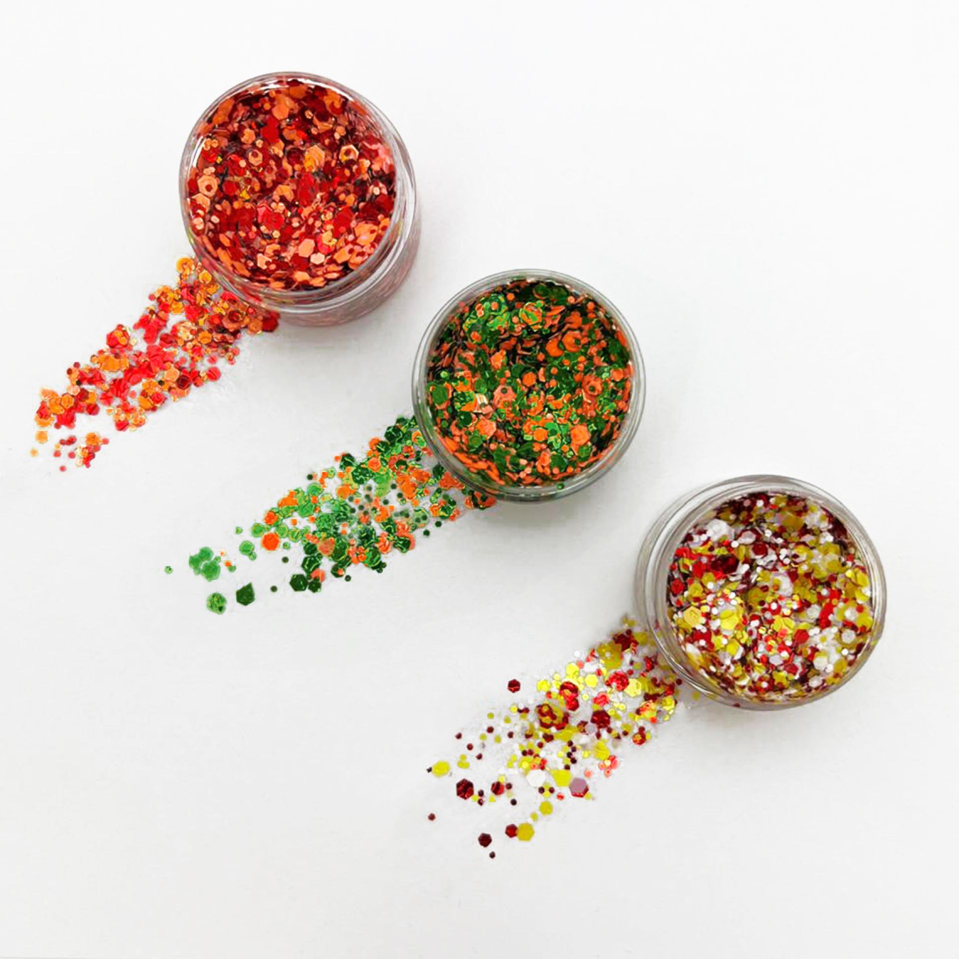 Gezichts glitter 3 papier