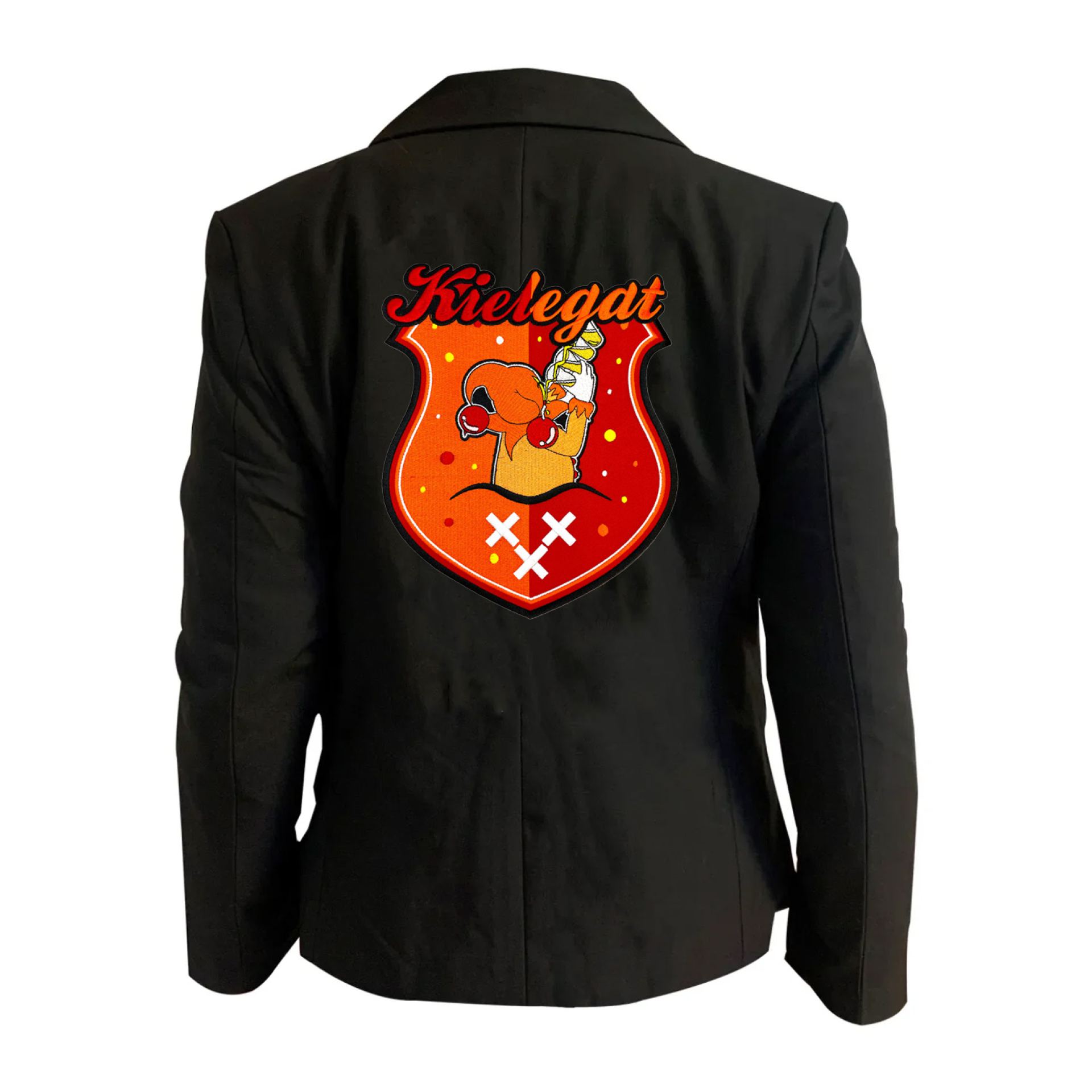 Kielegat jasje met emblemen dames kopen