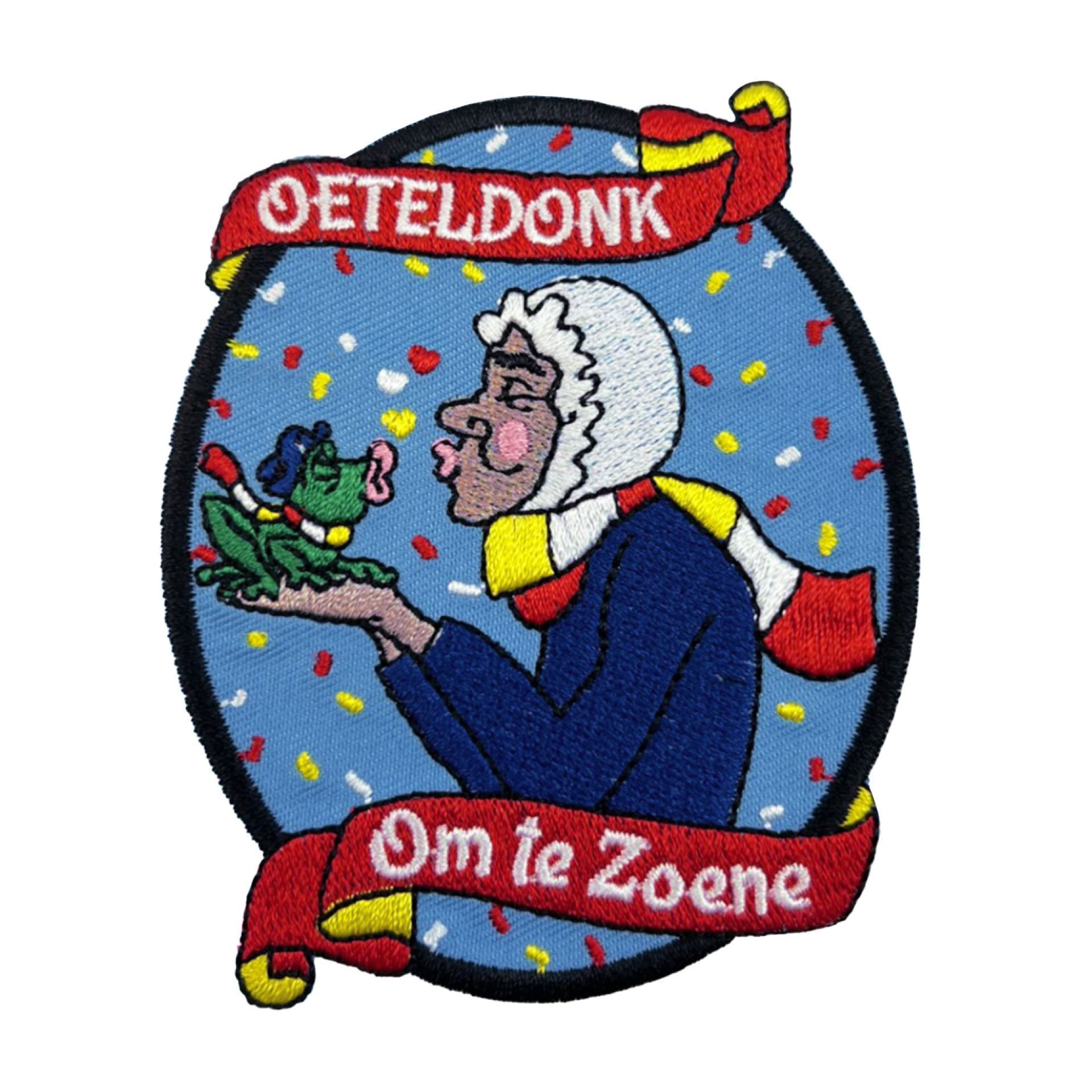 Oeteldonk embleem dame om te zoen