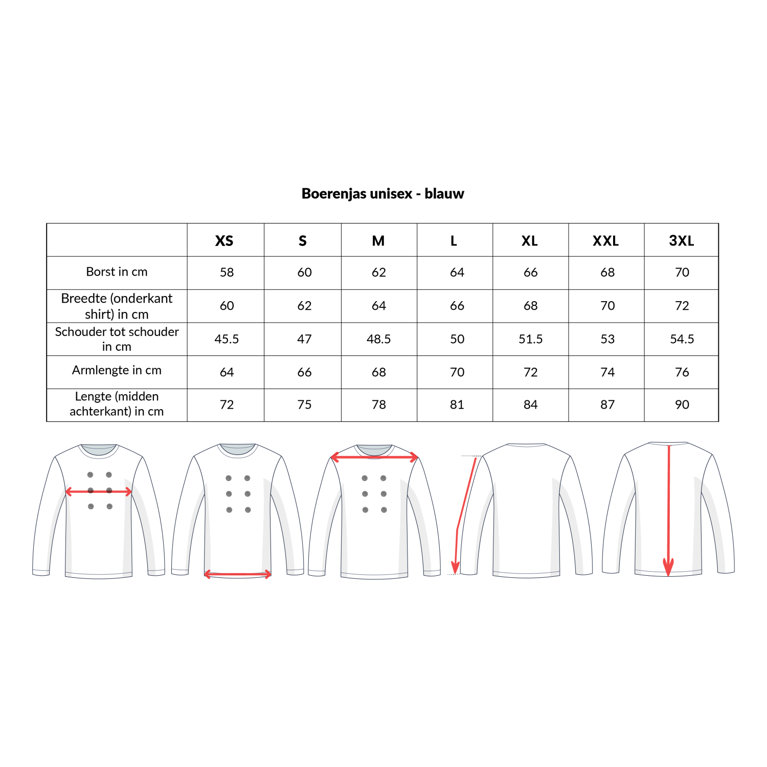 boerenjas unisex blauw-06