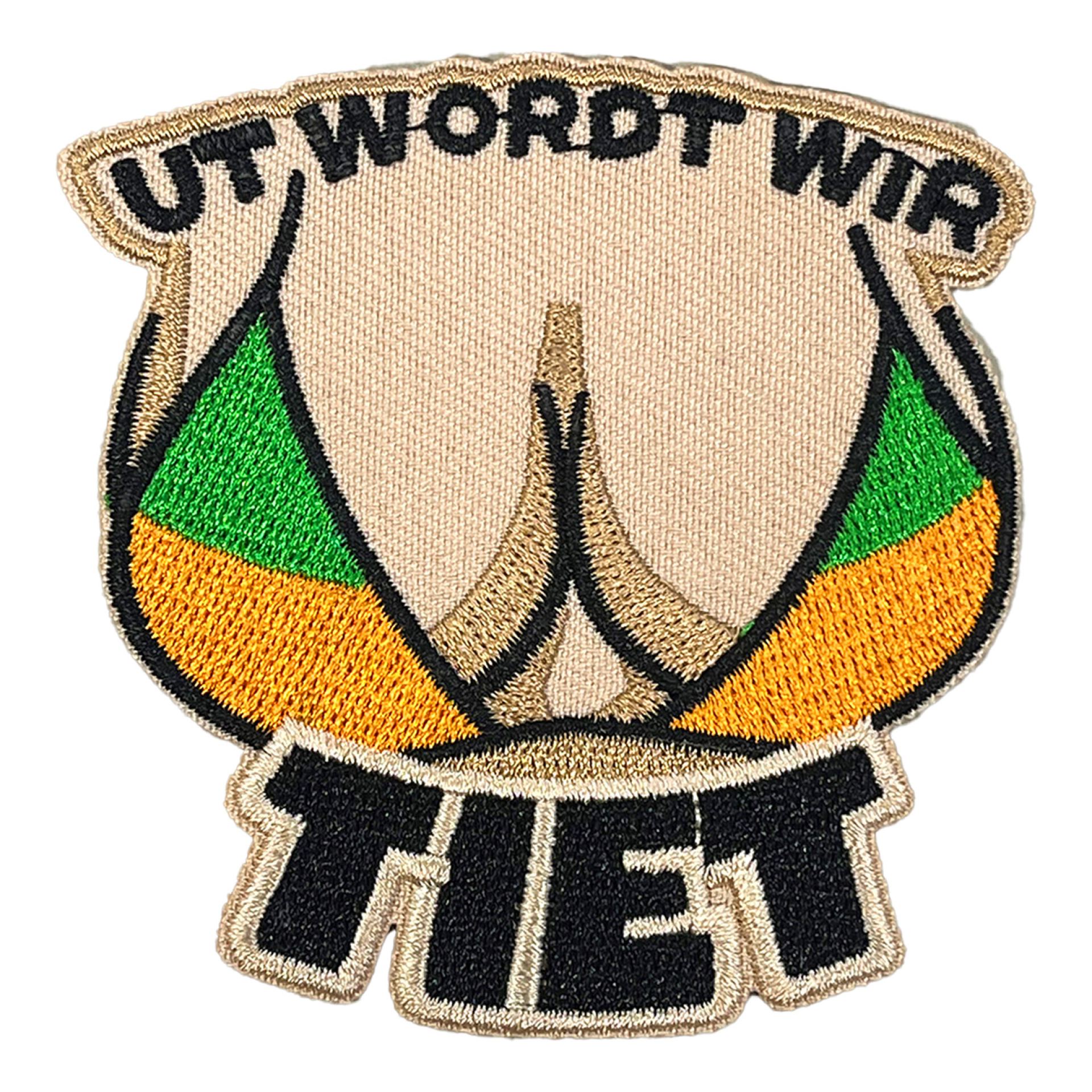 Kruikenstad embleem ut wordt wir tiet kopen