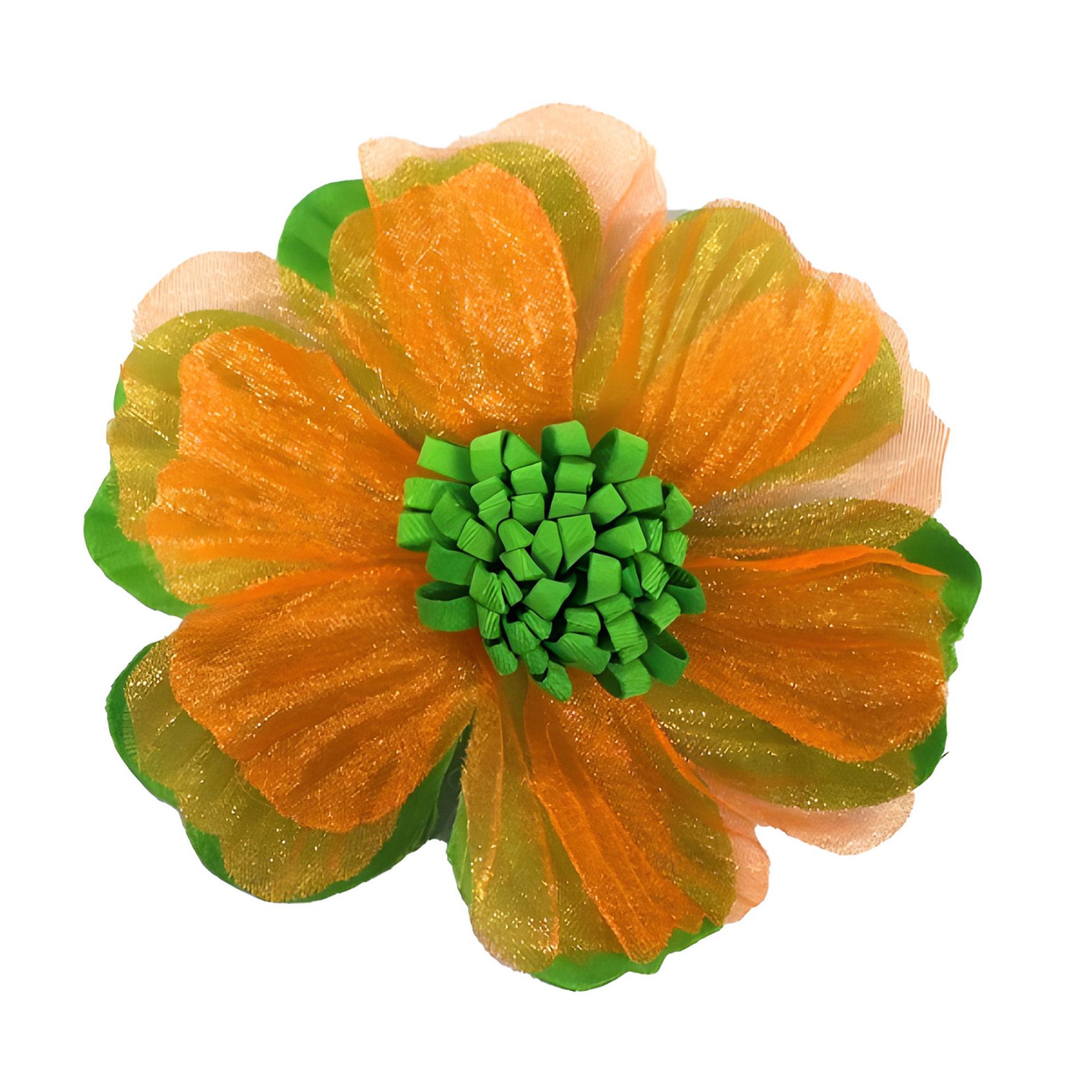 Kruikenstad speld bloem groen
