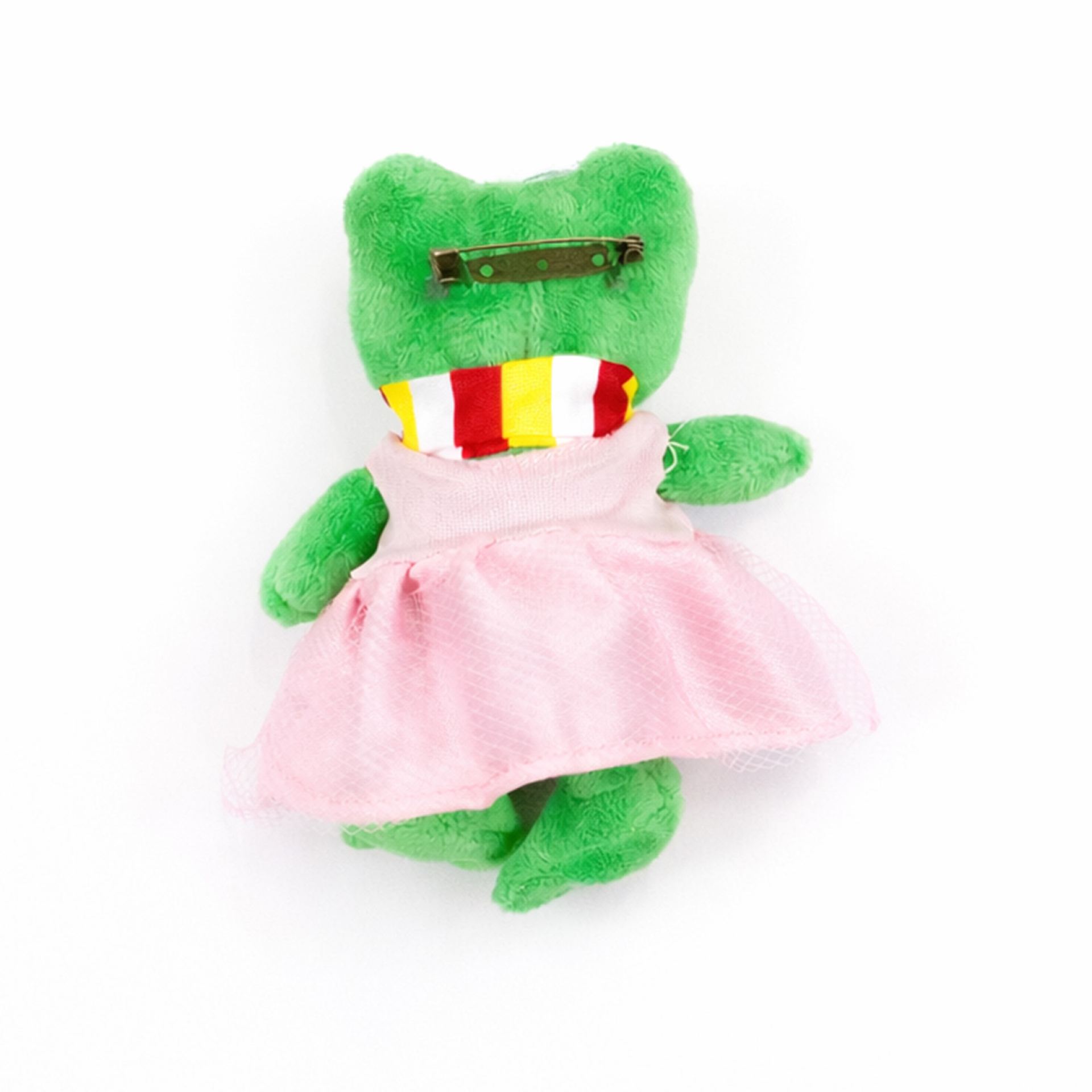 Oeteldonk kikker pin tutu achterkant