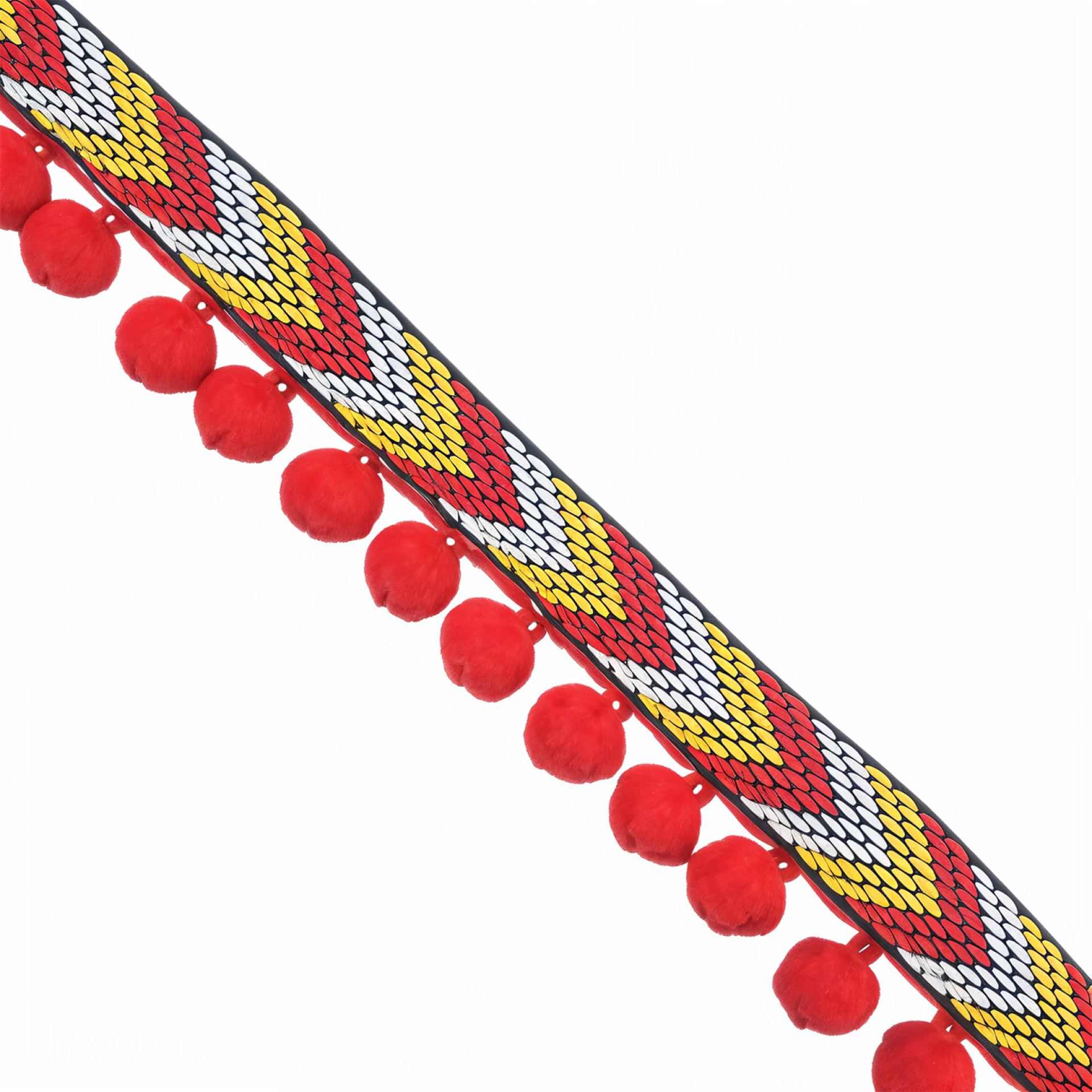 Oeteldonk pompomband 3m