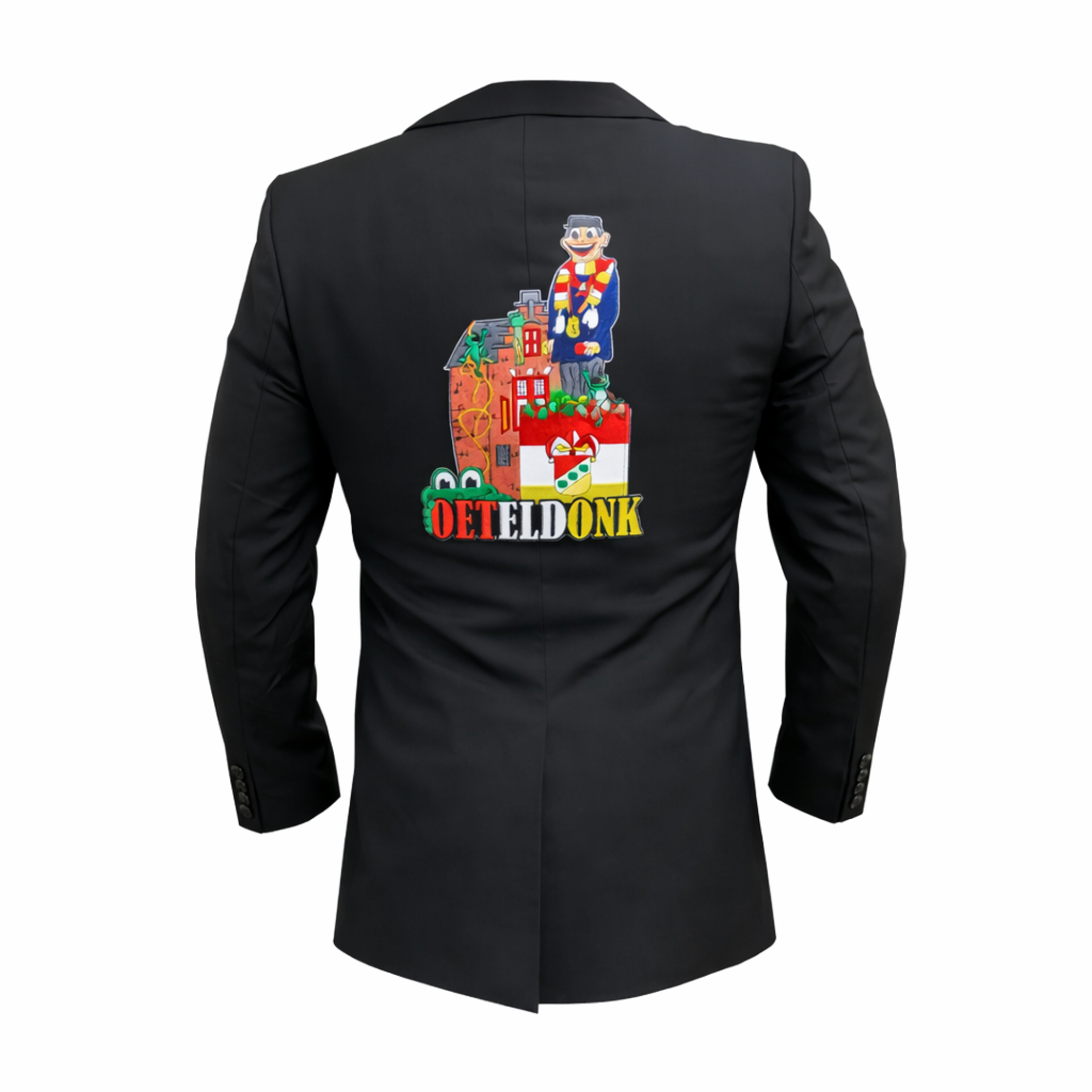 Oeteldonk jasje met emblemen Heren kopen