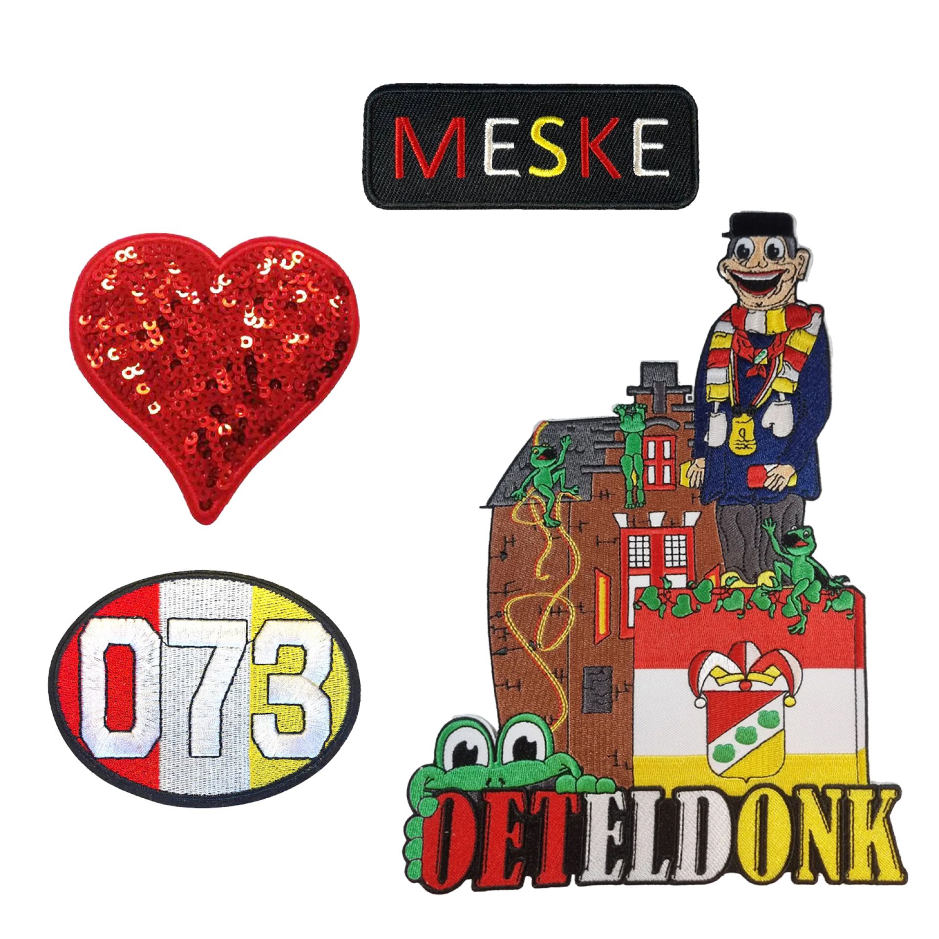 Oeteldonk jasje emblemen dames emblemen