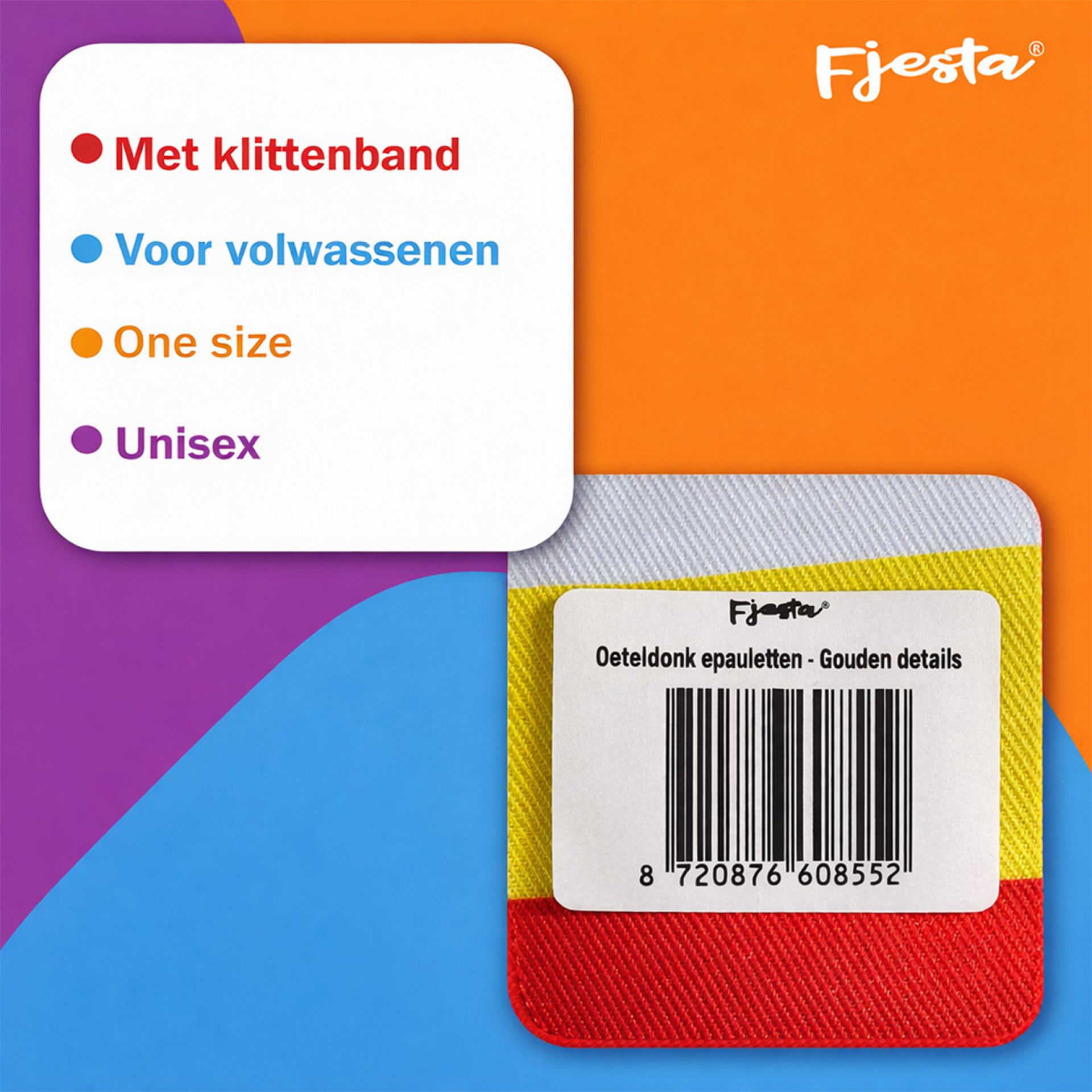oeteldonk epauletten gouden details goedkoop