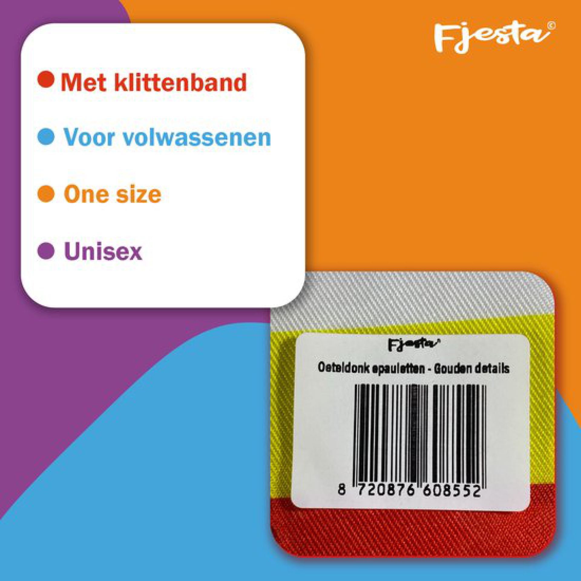 Oeteldonk epauletten gouden details online