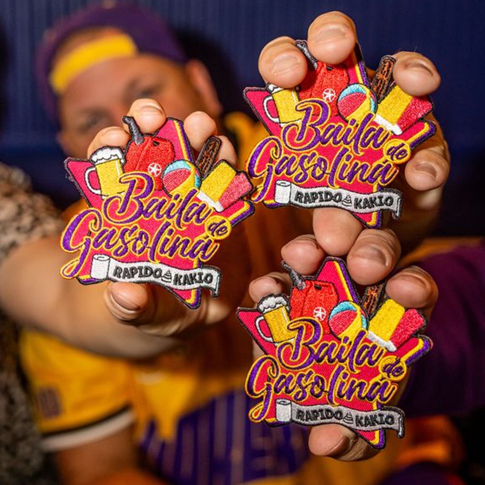 Embleem baila de gasolina voorbeeld