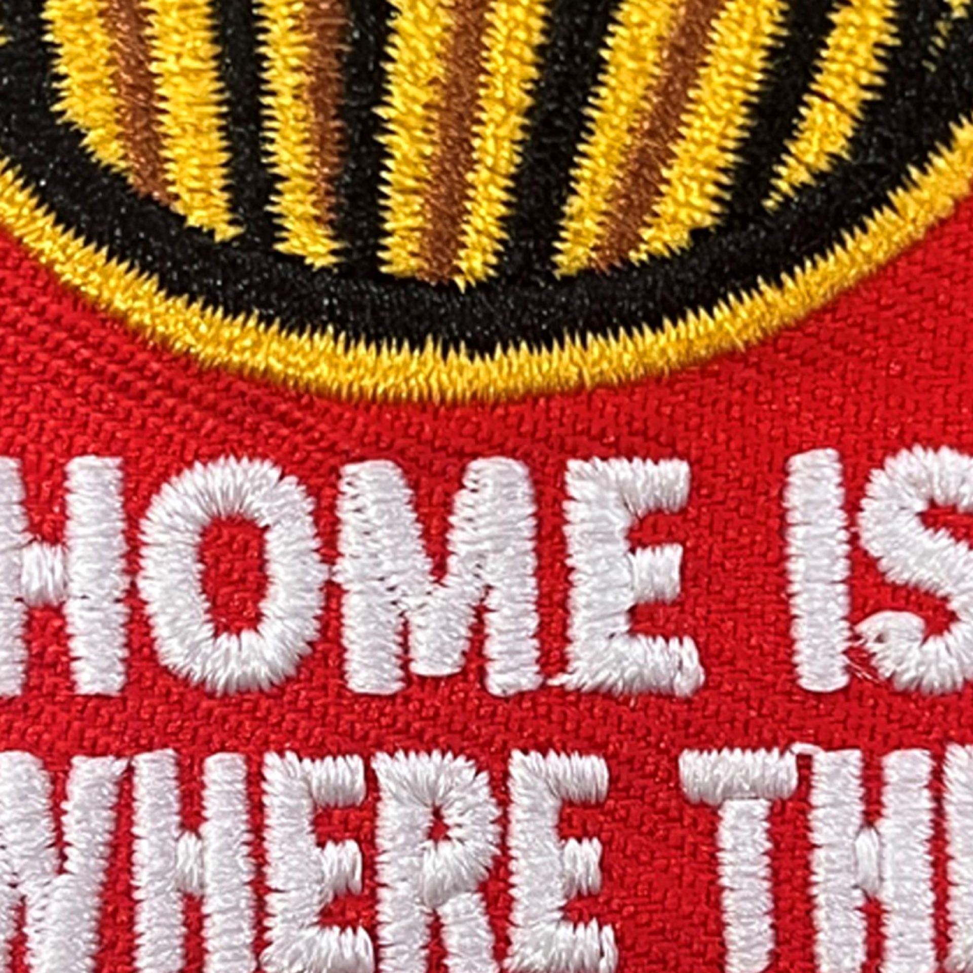 Lampegat embleem frituur materiaal