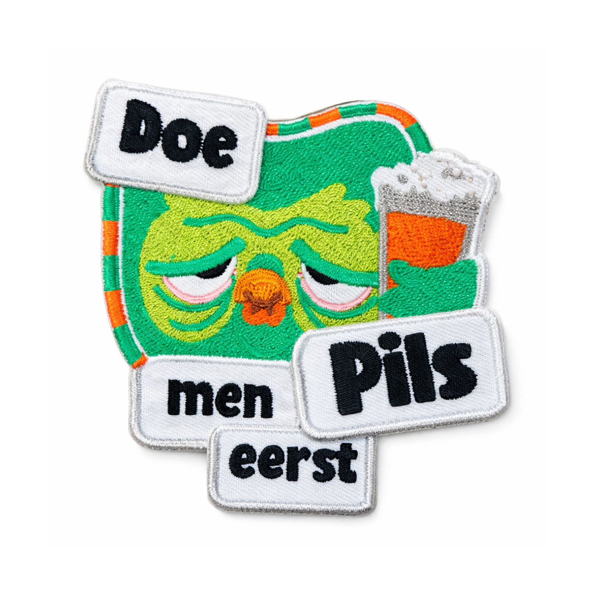 Kruikenstad embleem doe men eerst pils