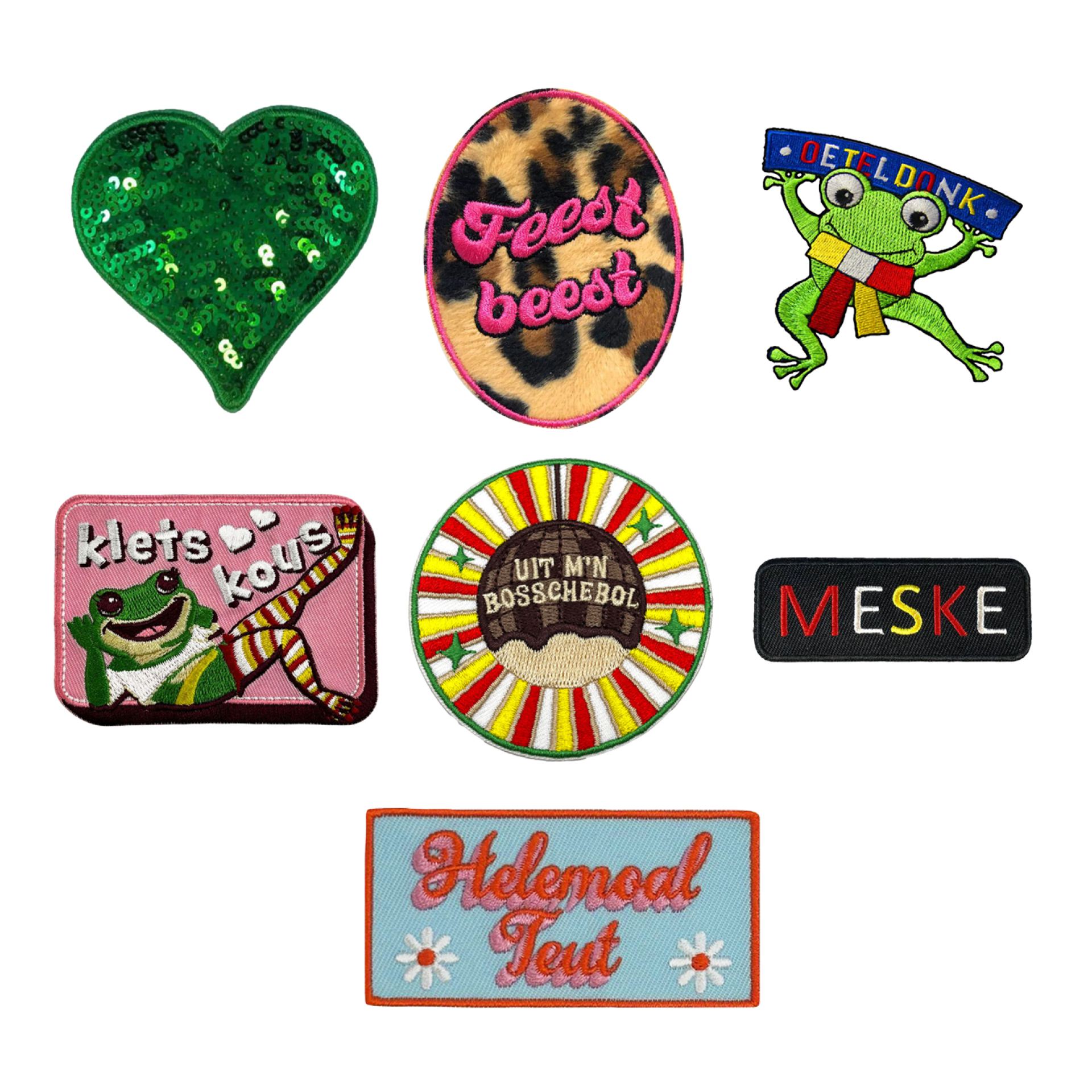 Voordeelpakket Oeteldonk emblemen dames