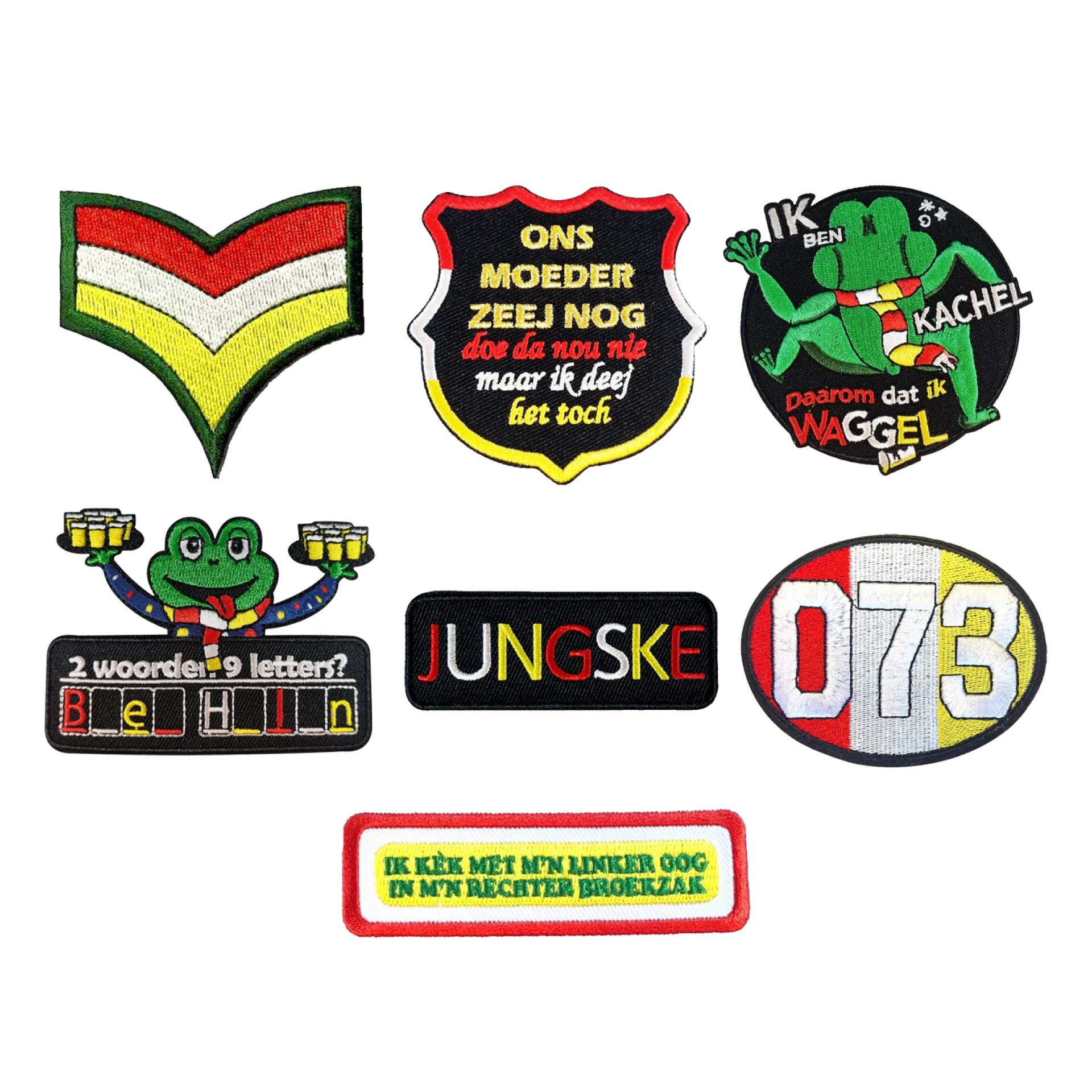 Voordeelpakket Oeteldonk emblemen heren