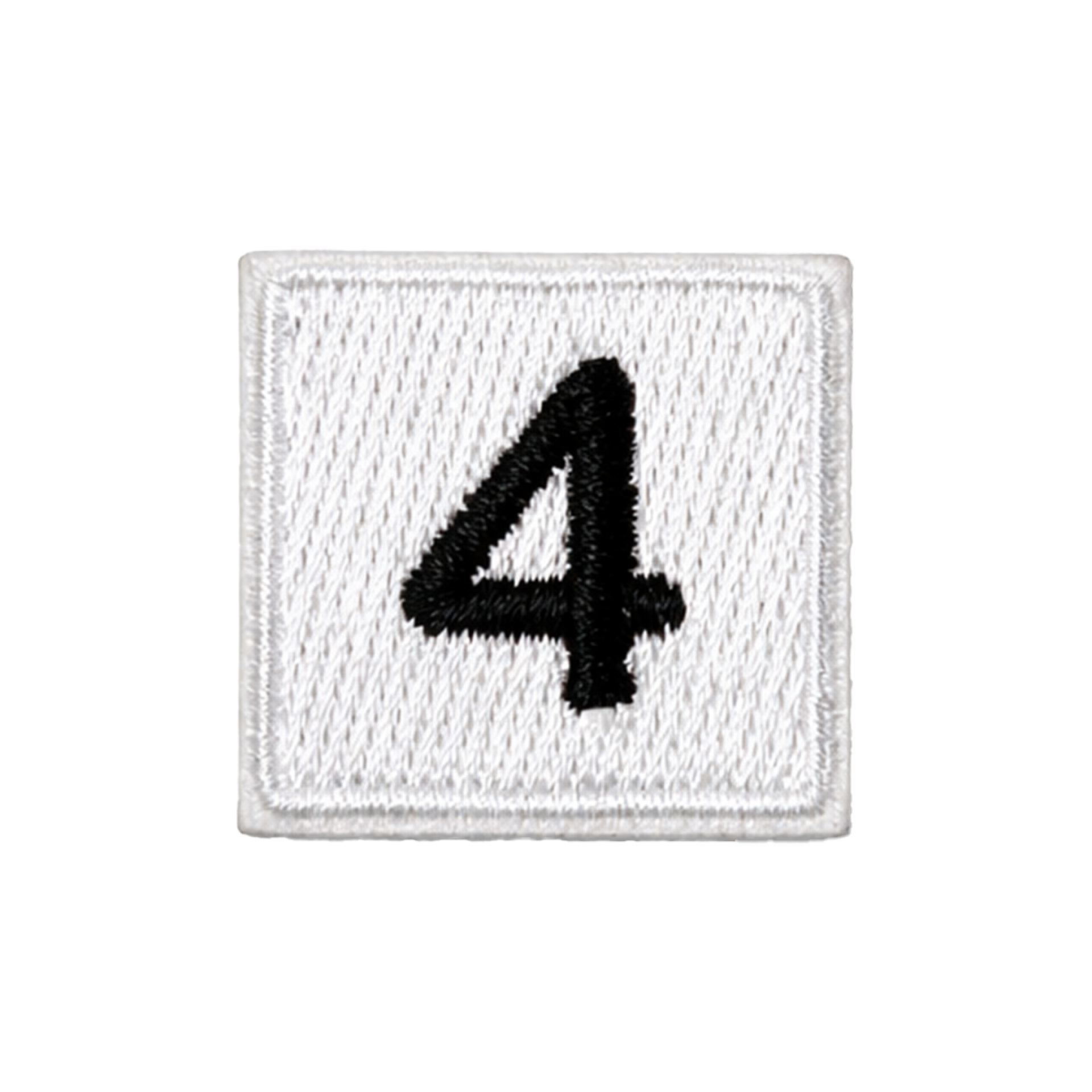 Oeteldonk embleem Scrabble stijl cijfer 4