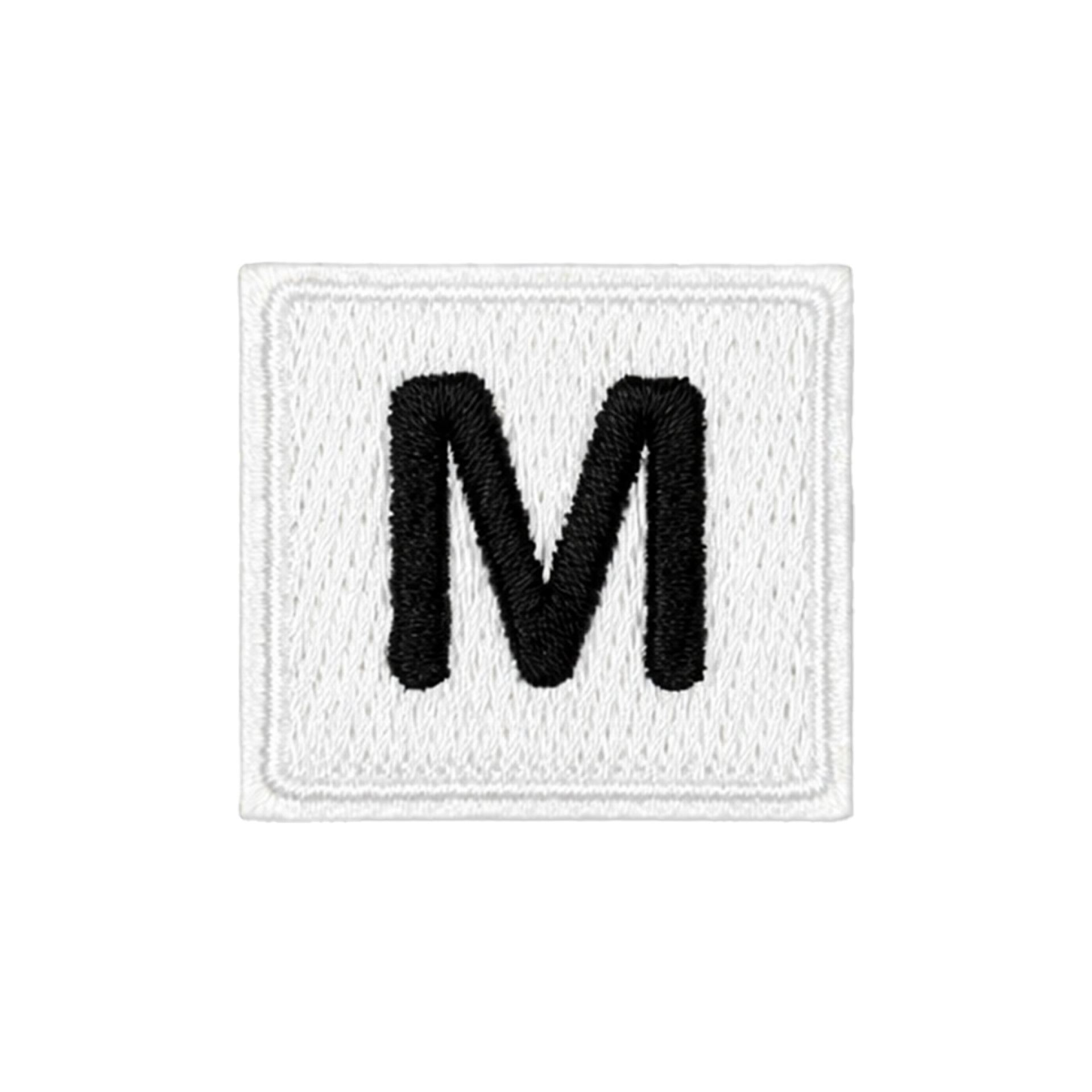 Oeteldonk embleem Scrabble stijl letter M