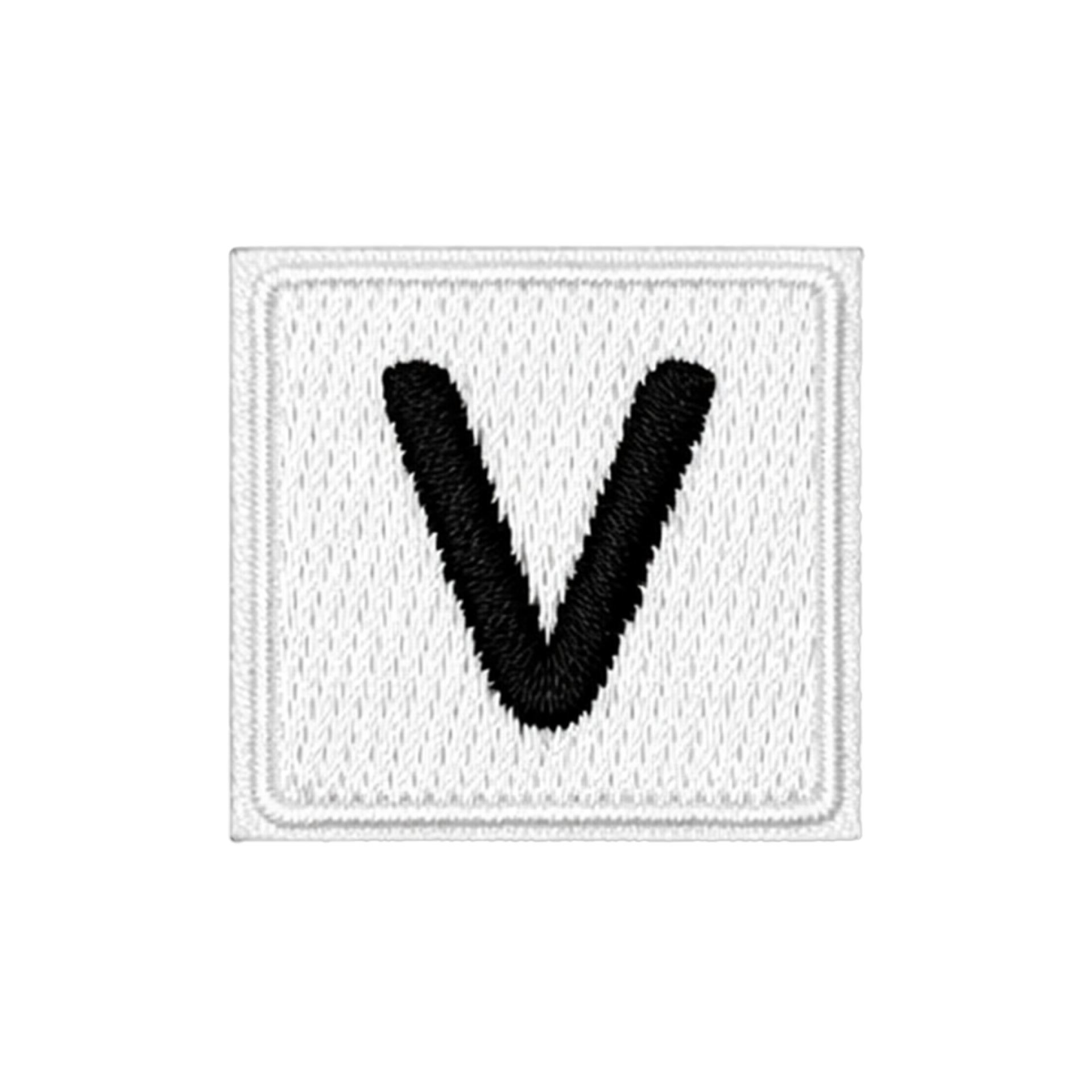 Oeteldonk embleem Scrabble stijl letter V