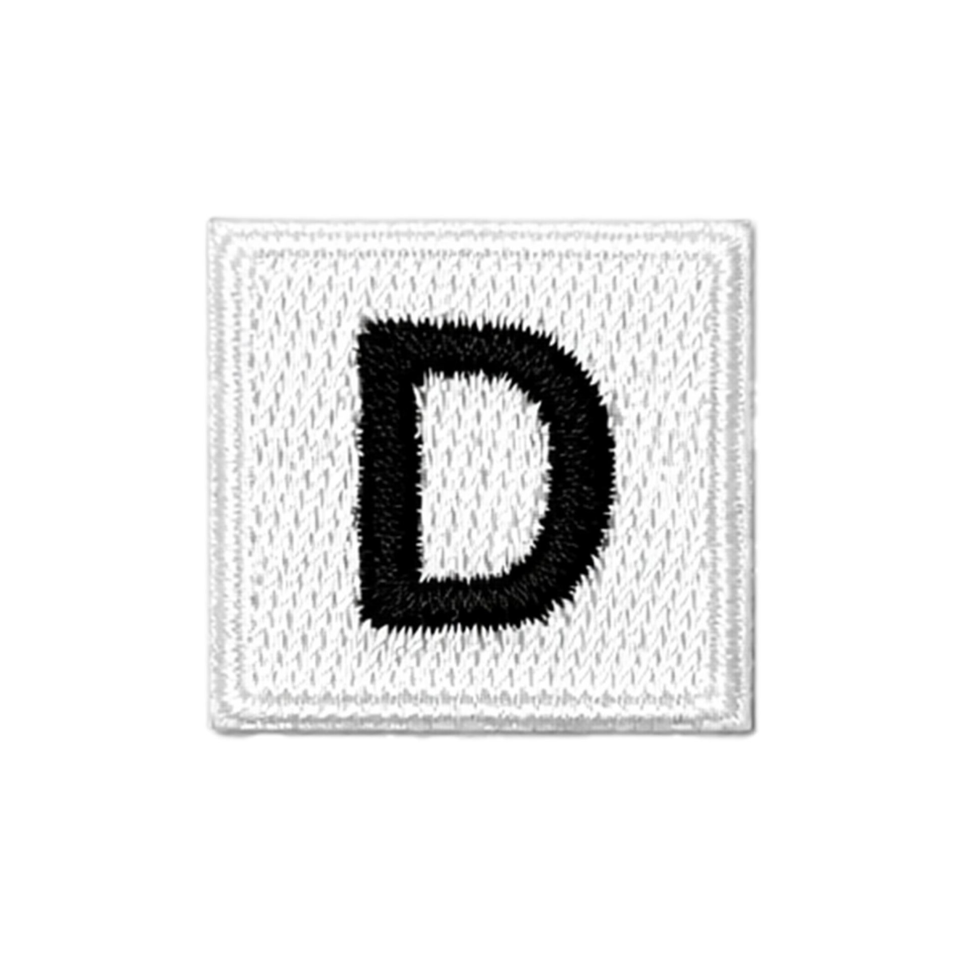 Kielegat embleem Scrabble stijl letter D