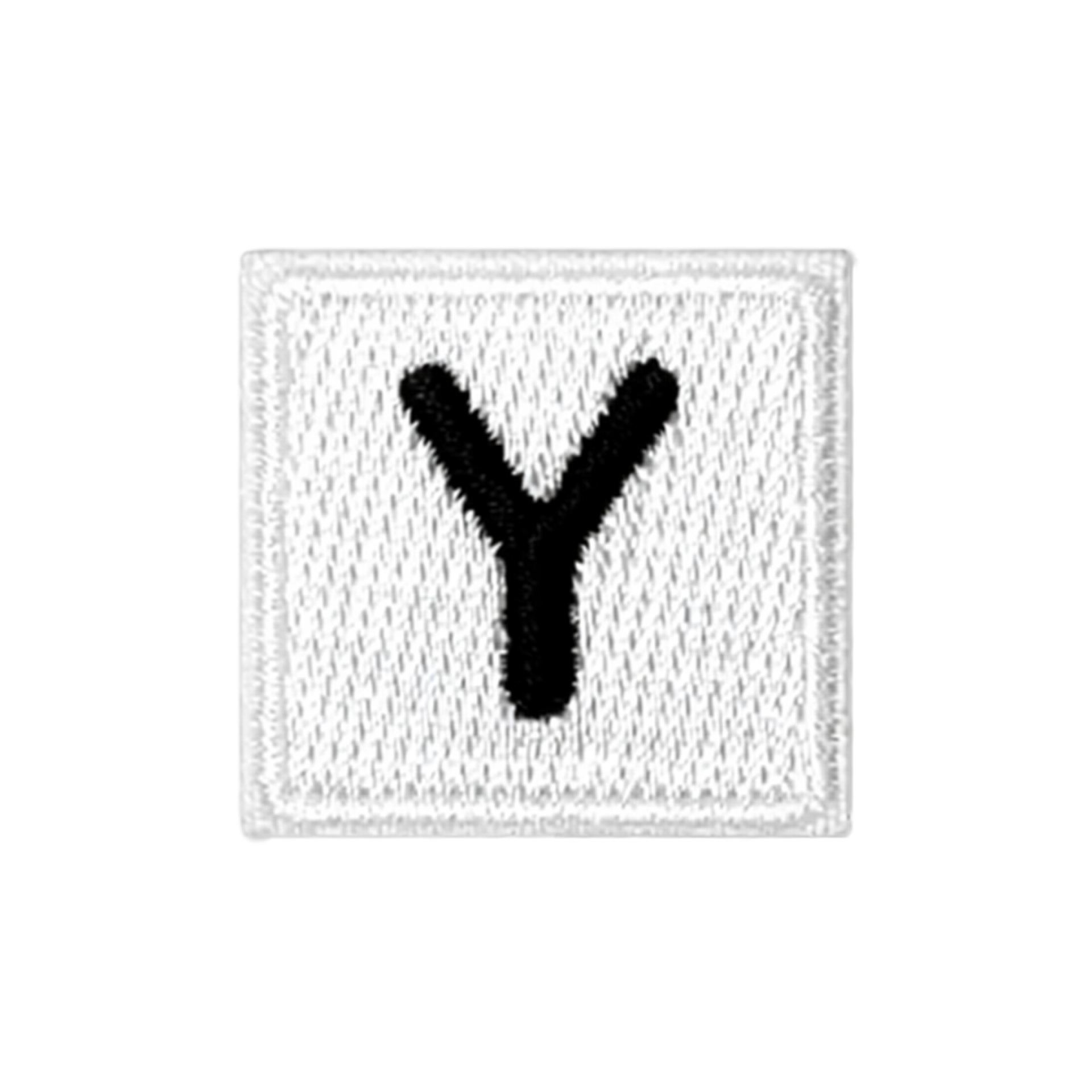 Lampegat embleem Scrabble stijl letter Y